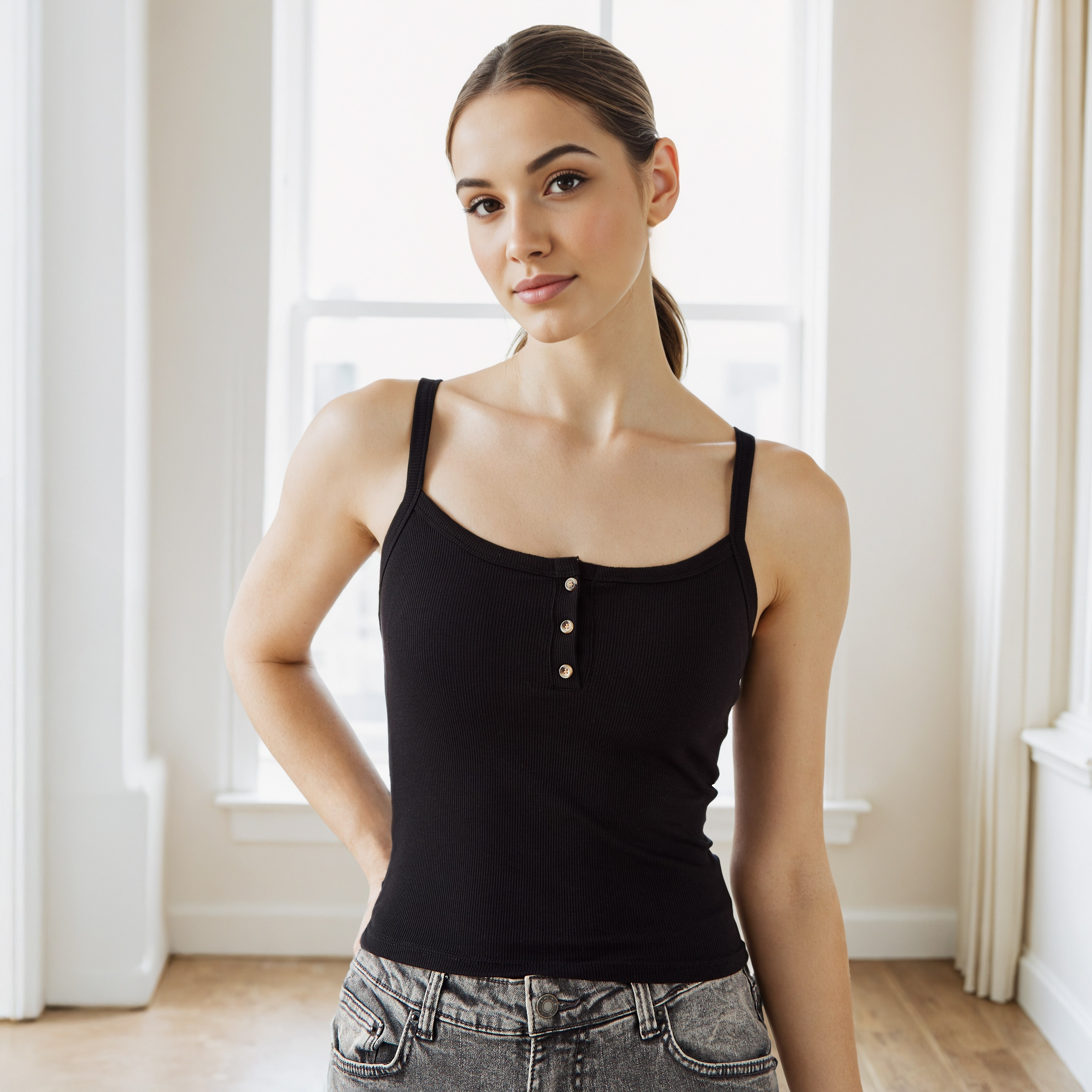 Ribbed Tank Top-women-clothing-lingerie-camisoles-image-1