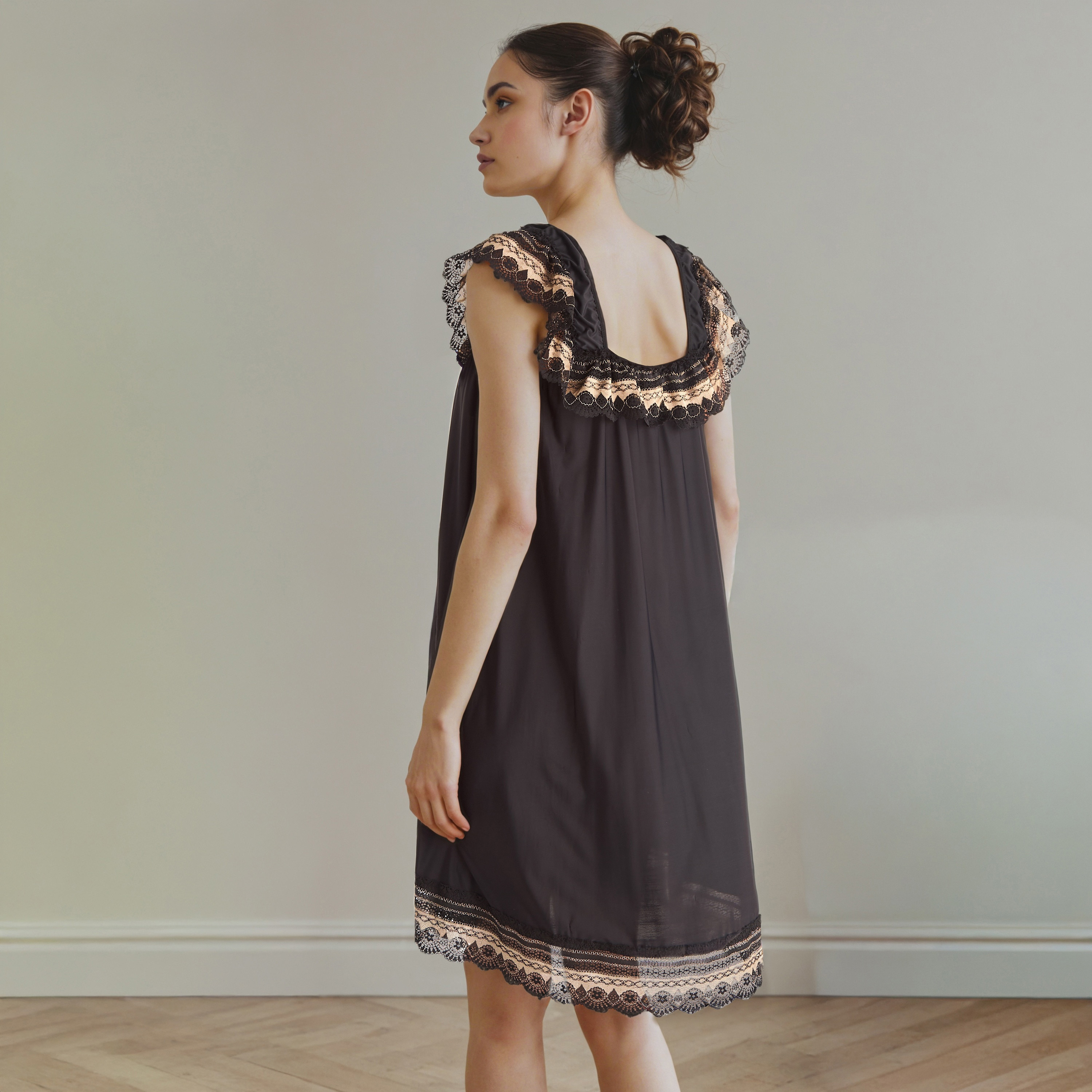 Lace Trim Bridal Night Dress with Thongs-women-clothing-nightwear-robes-image-2