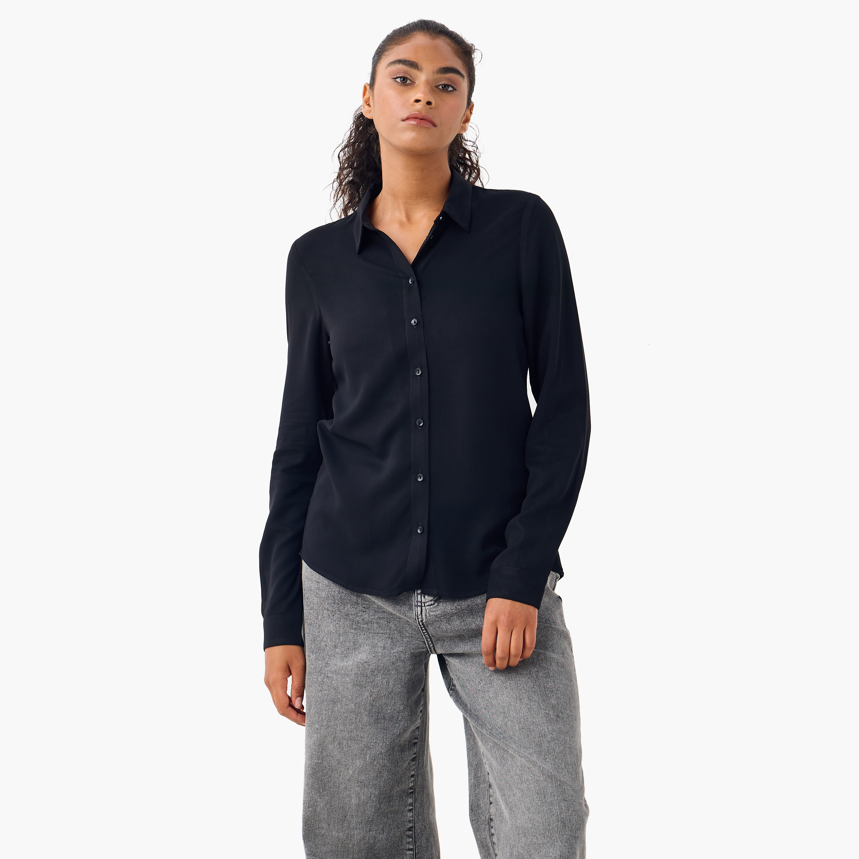 قميص بأكمام طويلة من سبلاش بيزيكس - طقم من قطعتين-women-clothing-shirtsandblouses-shirts-image-9