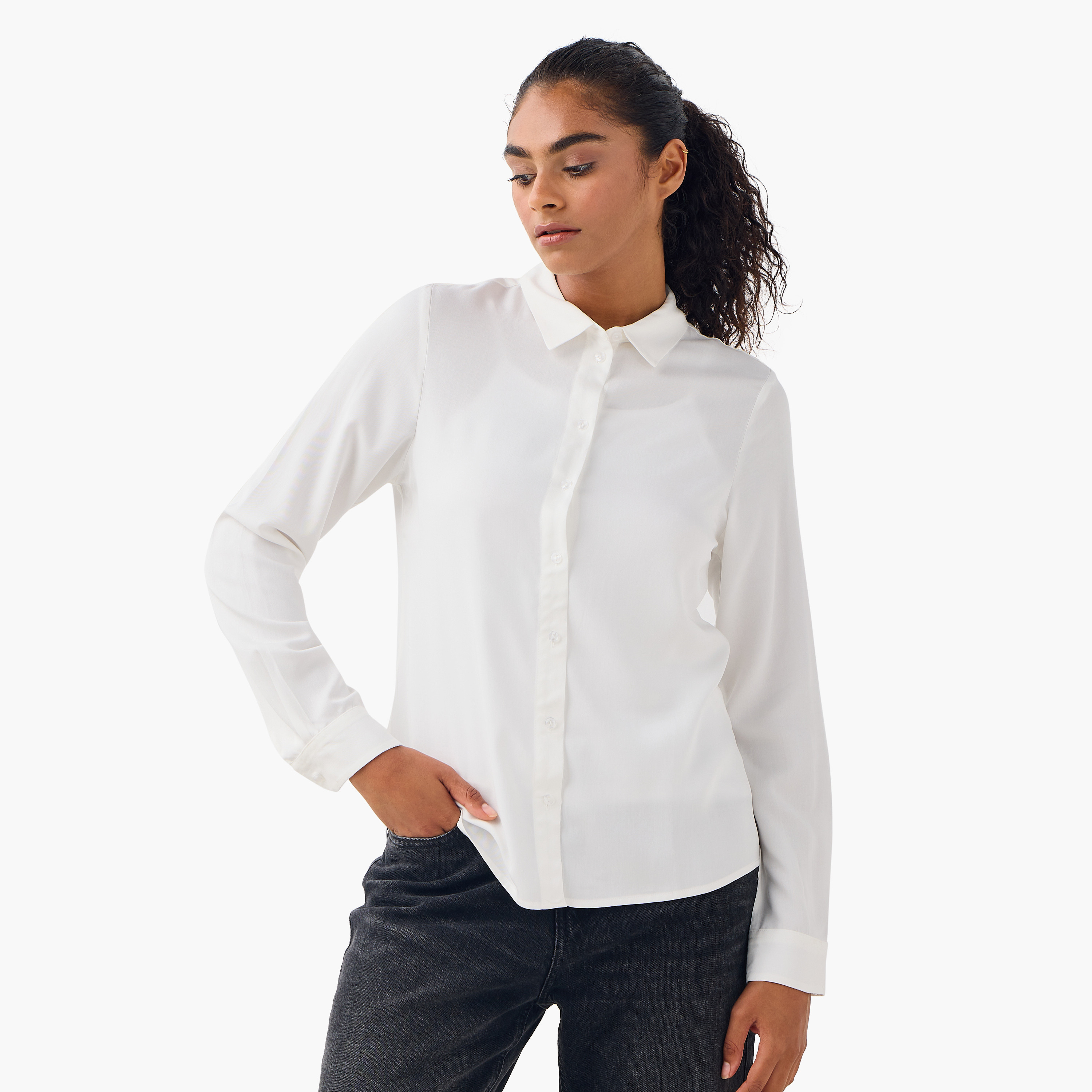 قميص بأكمام طويلة - طقم من 2-women-clothing-shirtsandblouses-shirts-image-4