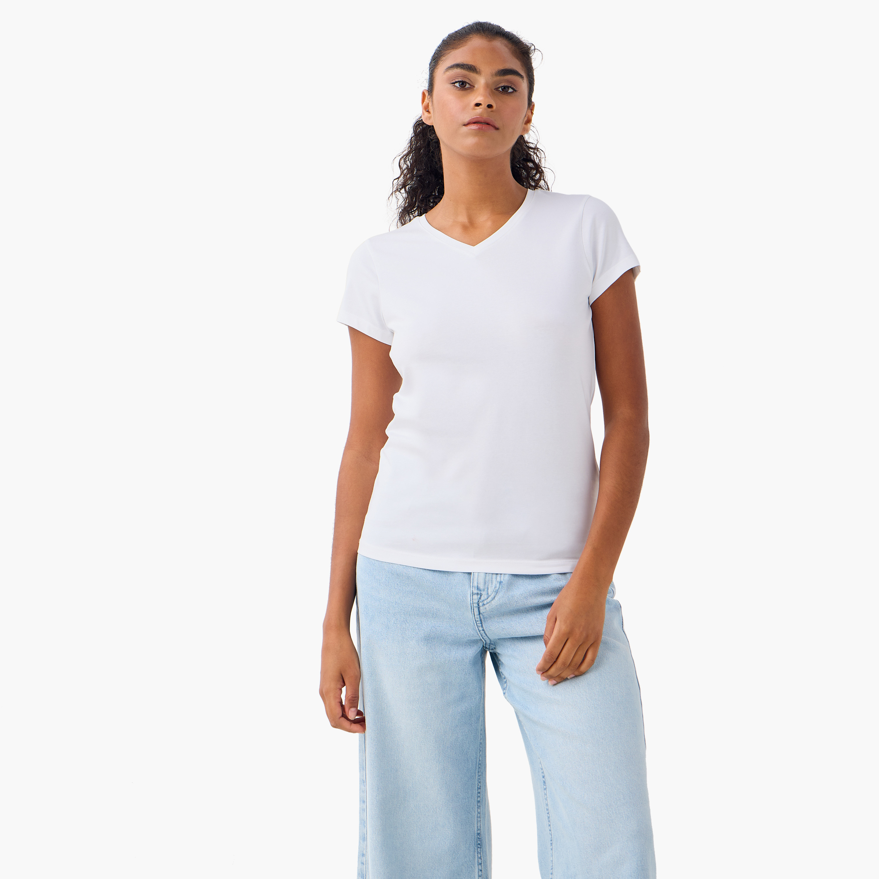 Set of 2 - V-neck T-shirt-women-clothing-tshirts-image-8