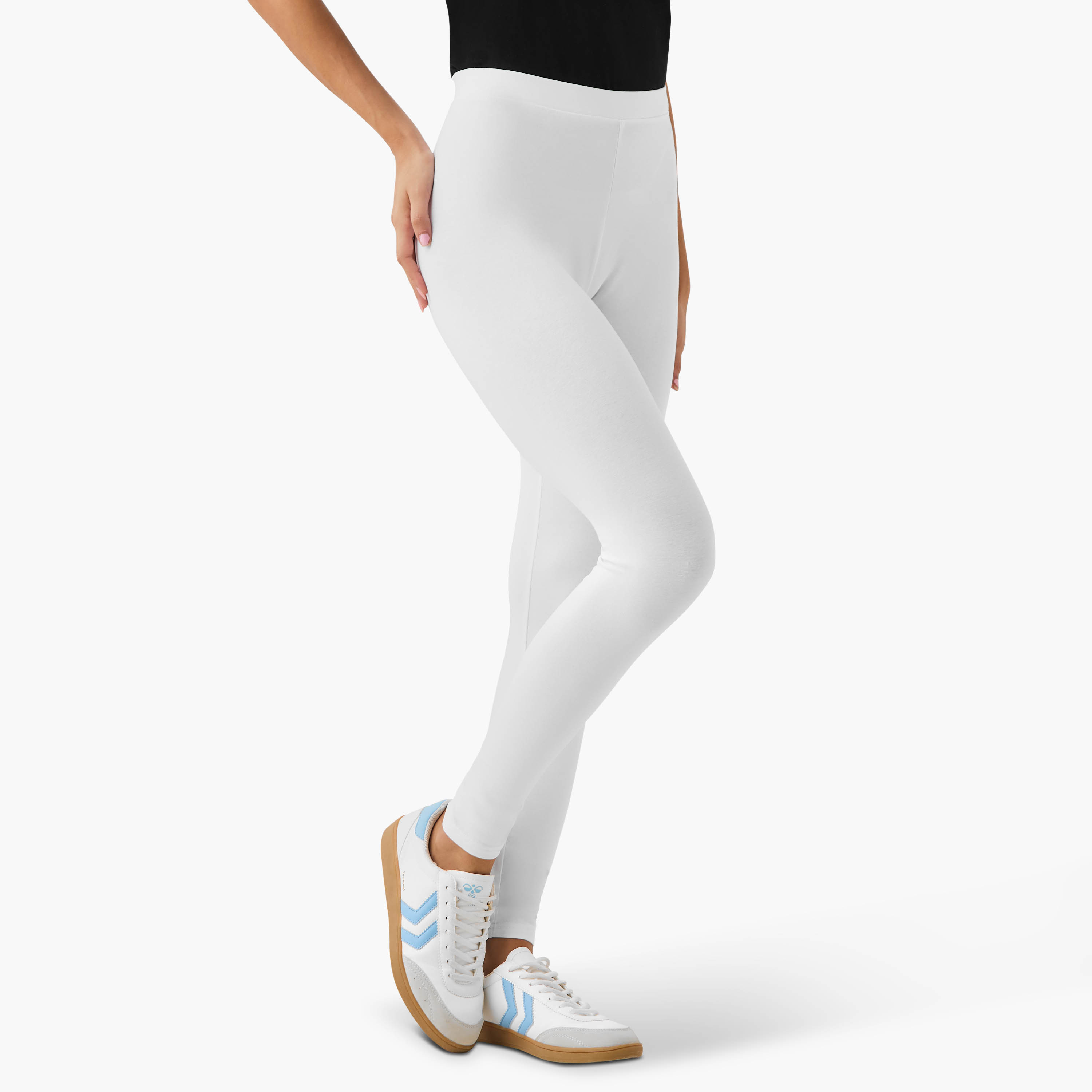 طقم بنطلون ليقنز من قطعتين بخصر مطاطي-women-clothing-leggings-image-5