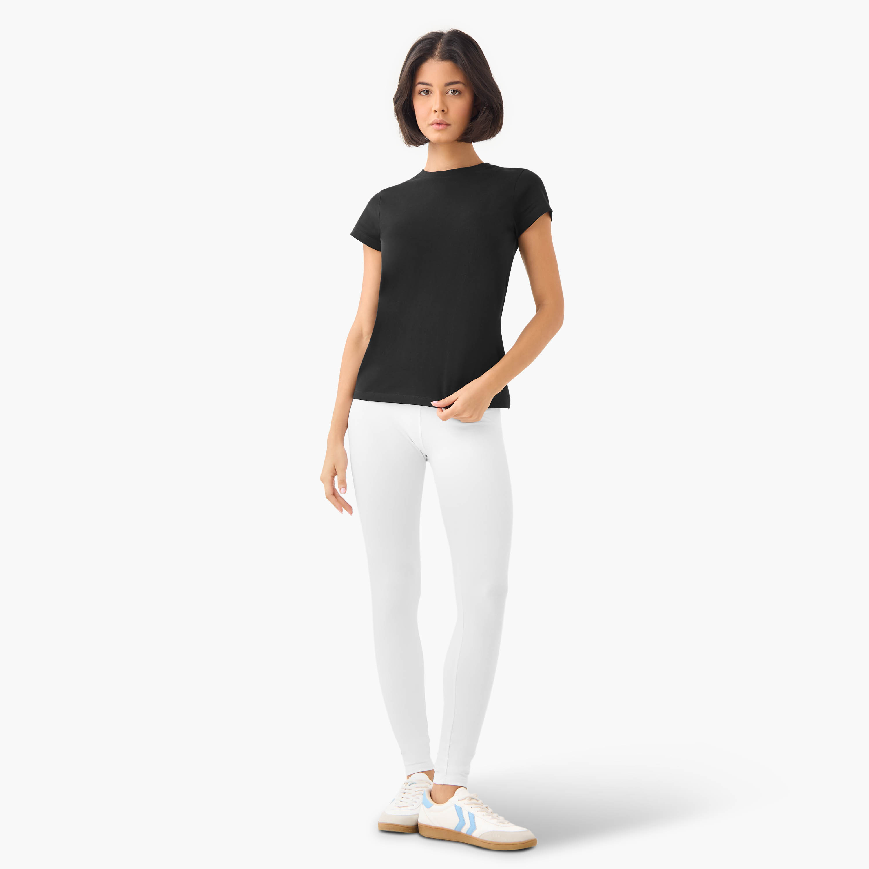 طقم بنطلون ليقنز من قطعتين بخصر مطاطي-women-clothing-leggings-image-9