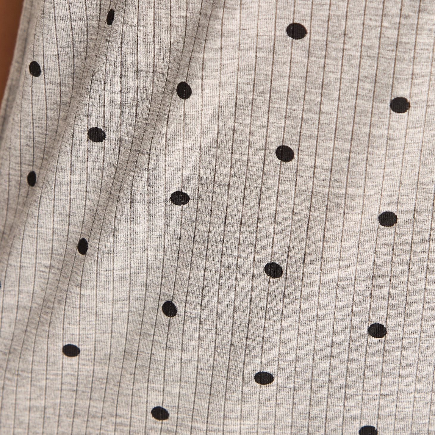 Polka Dot Lace Trim Night Dress-women-clothing-nightwear-nighties-image-5