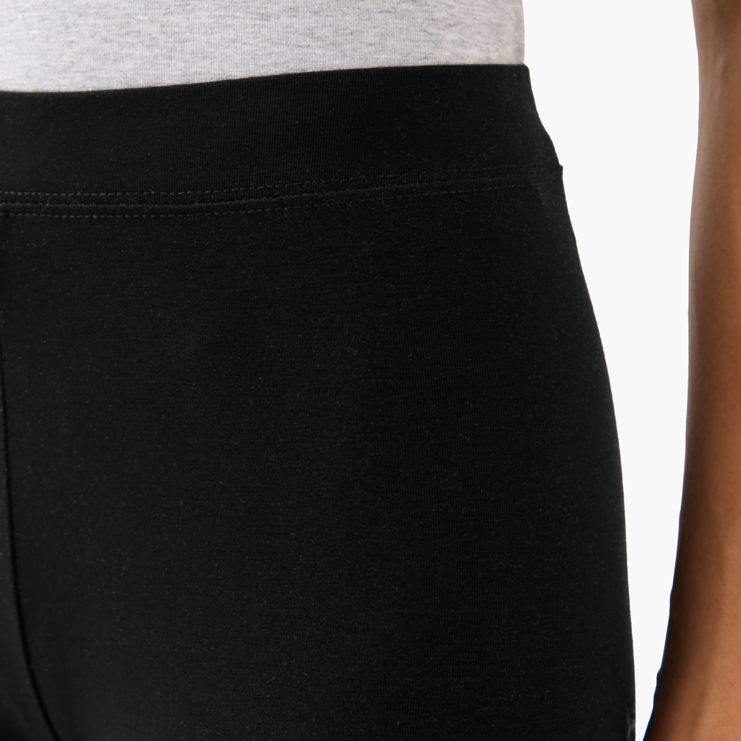 Set of 2 - Splash Basics Cropped Elasticated Waist Leggings-women-clothing-leggings-image-5
