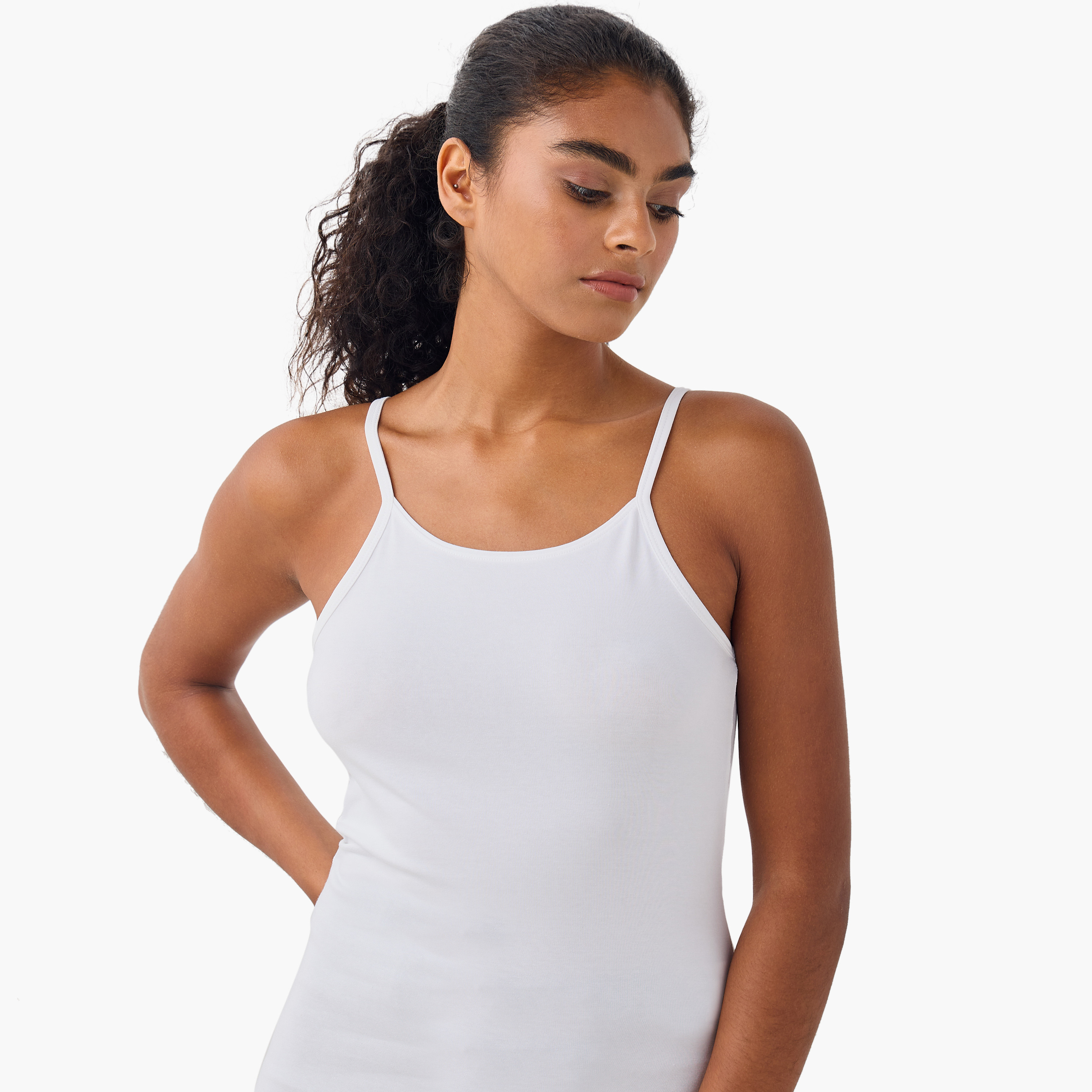 Set of 2 - Splash Basics Scoop Neck Camisole with Spaghetti Straps-women-clothing-tshirts-image-2