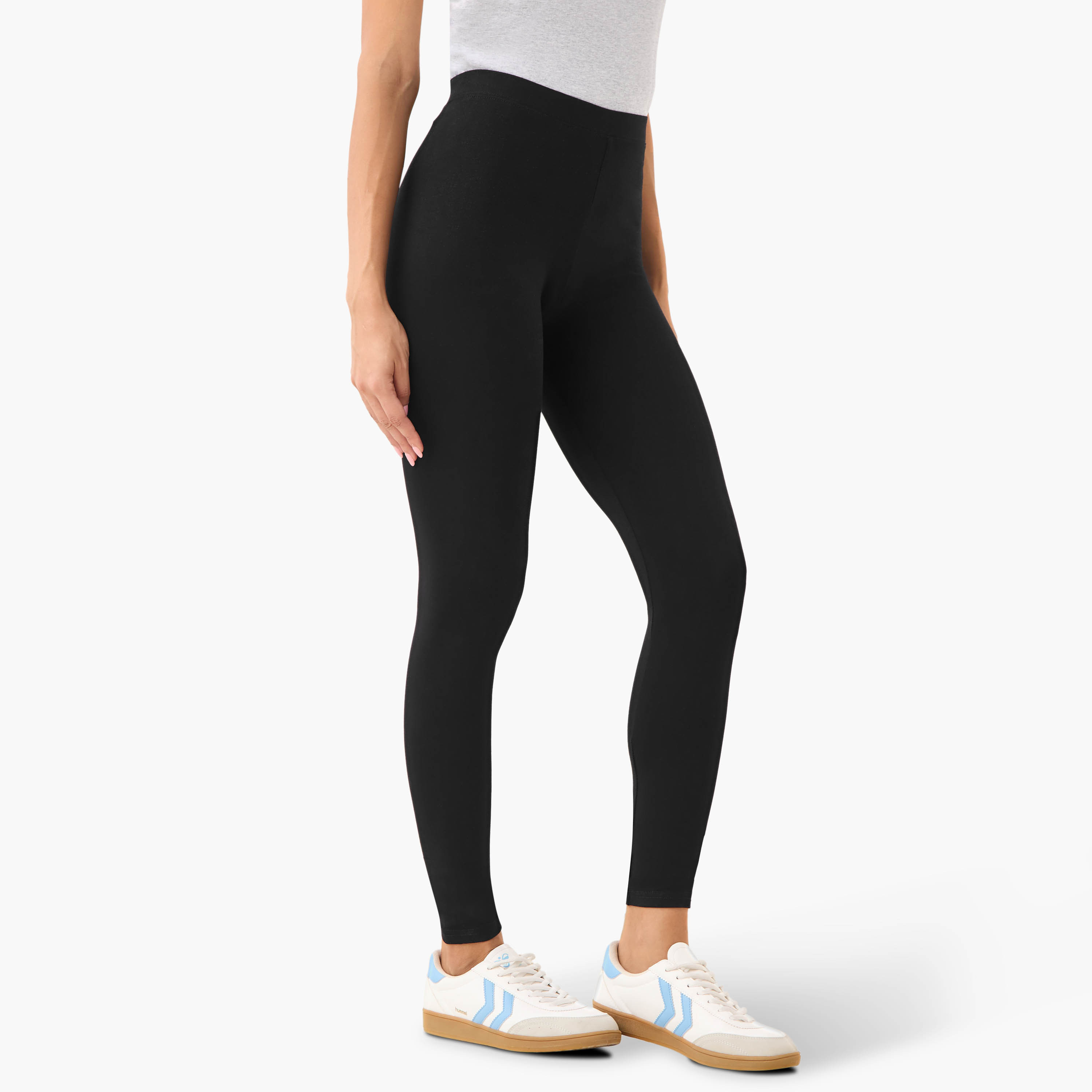 Set of 2 - Flexi Waist Leggings-women-clothing-leggings-image-2