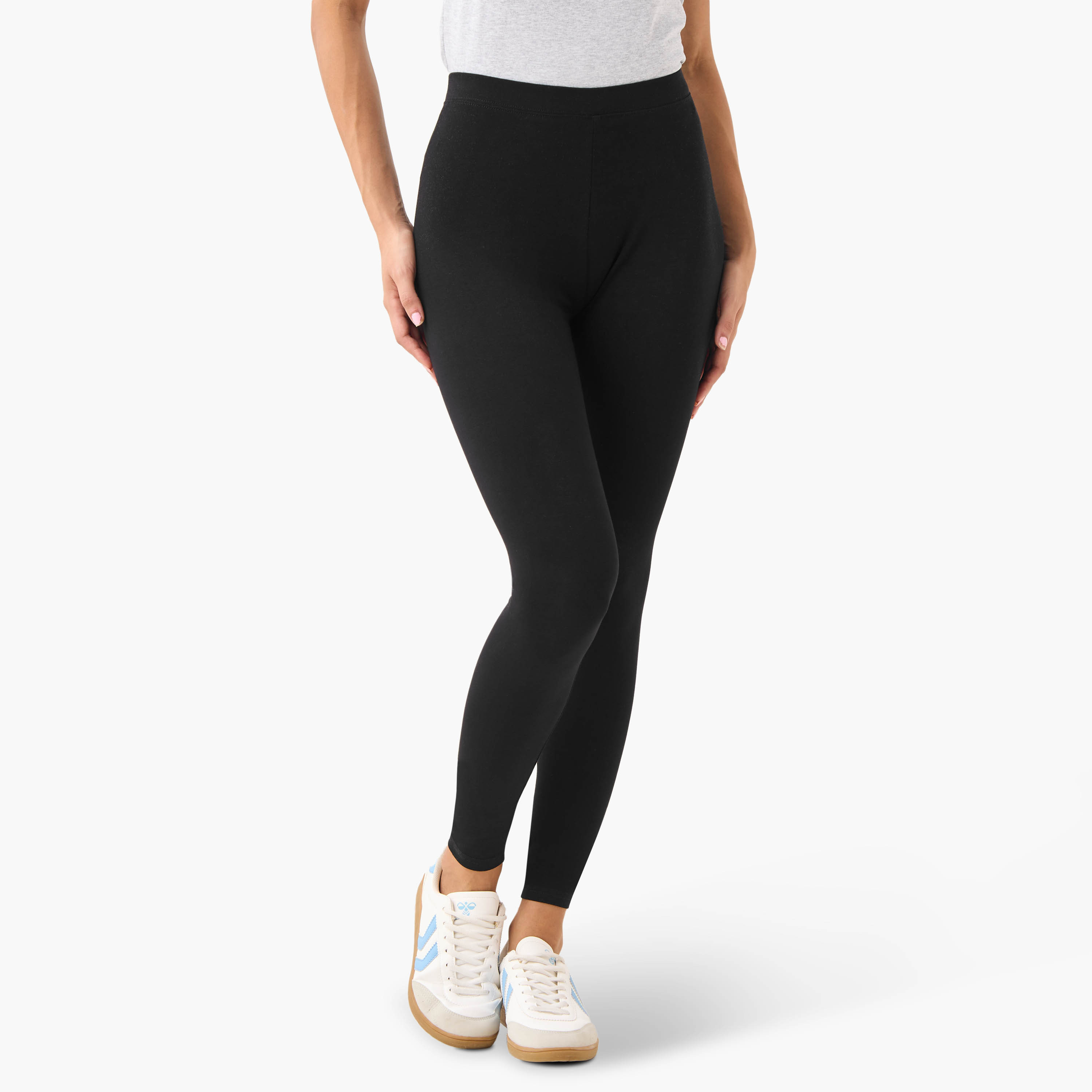 Set of 2 - Flexi Waist Leggings-women-clothing-leggings-image-3