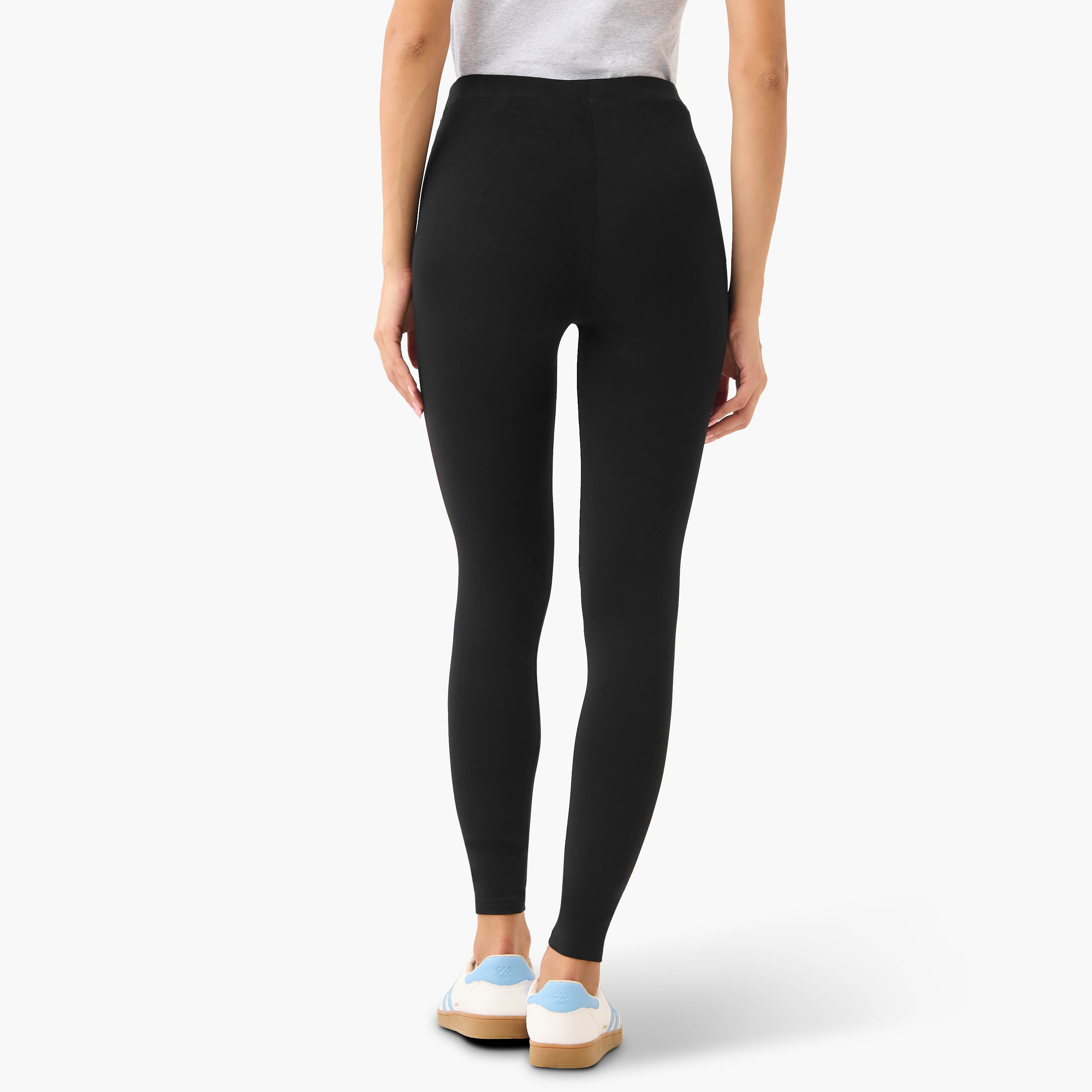 Set of 2 - Flexi Waist Leggings-women-clothing-leggings-image-4