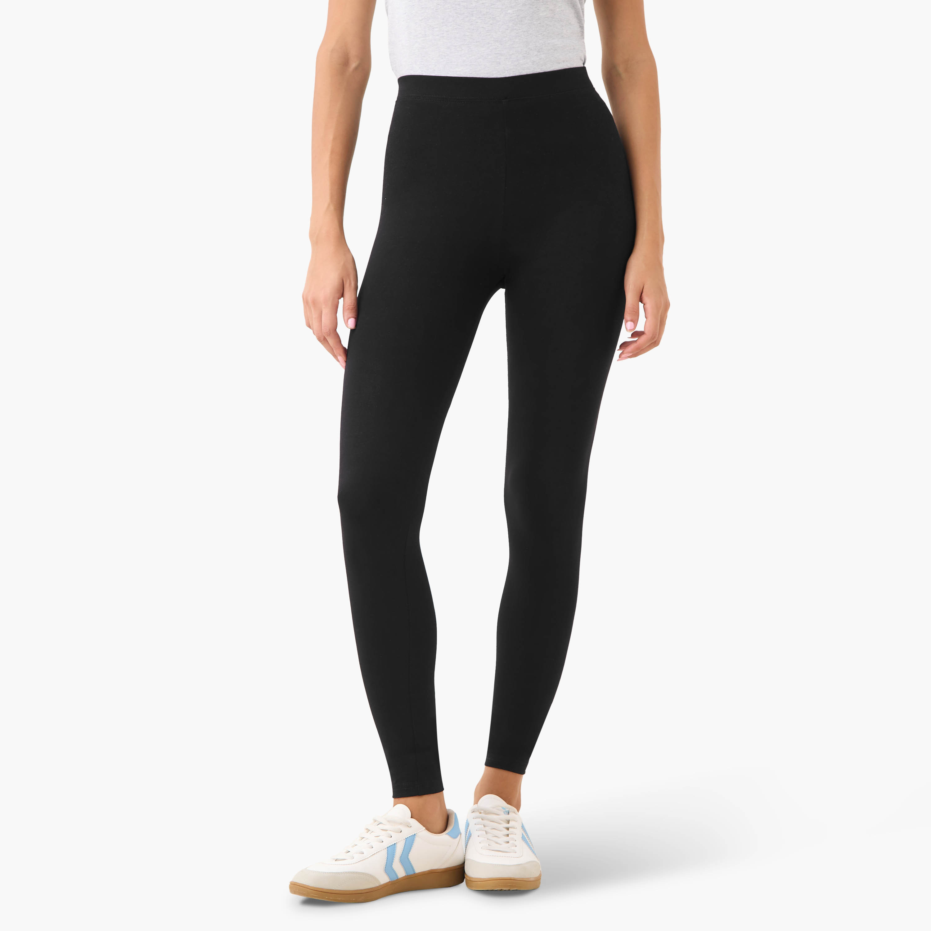 Set of 2 - Flexi Waist Leggings-women-clothing-leggings-image-5