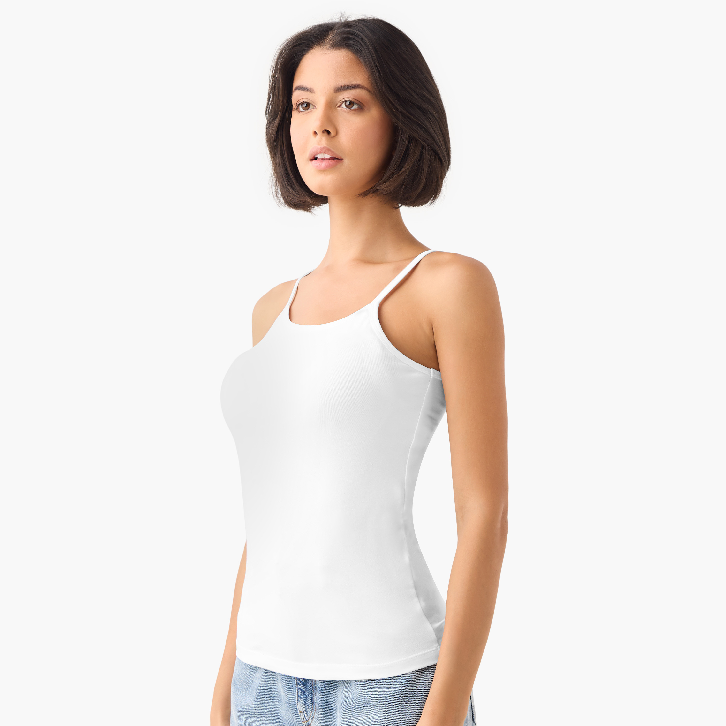 Set of 3 - Camisole with Scoop Neck and Spaghetti Straps-women-clothing-tshirts-image-2