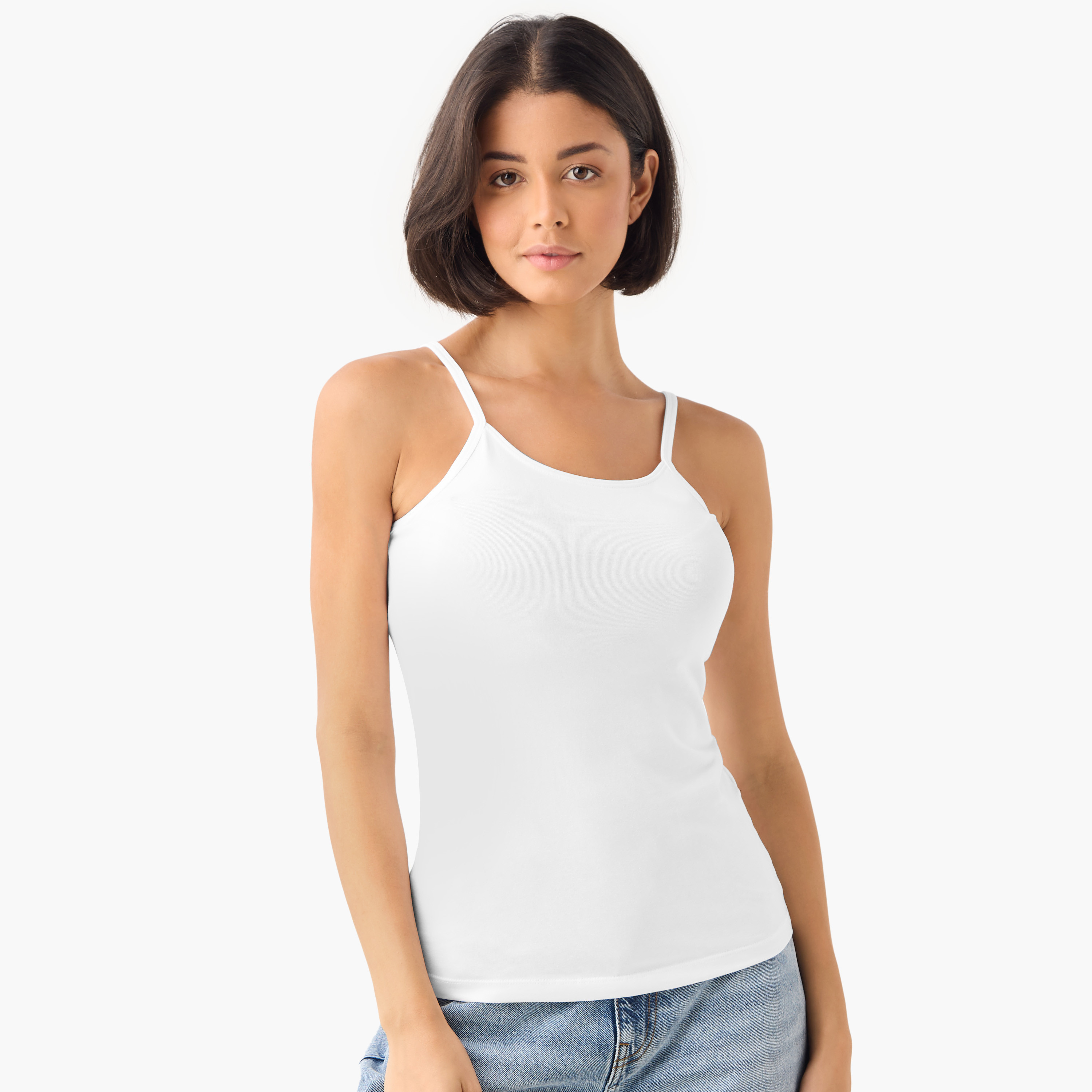 Set of 3 - Camisole with Scoop Neck and Spaghetti Straps-women-clothing-tshirts-image-3
