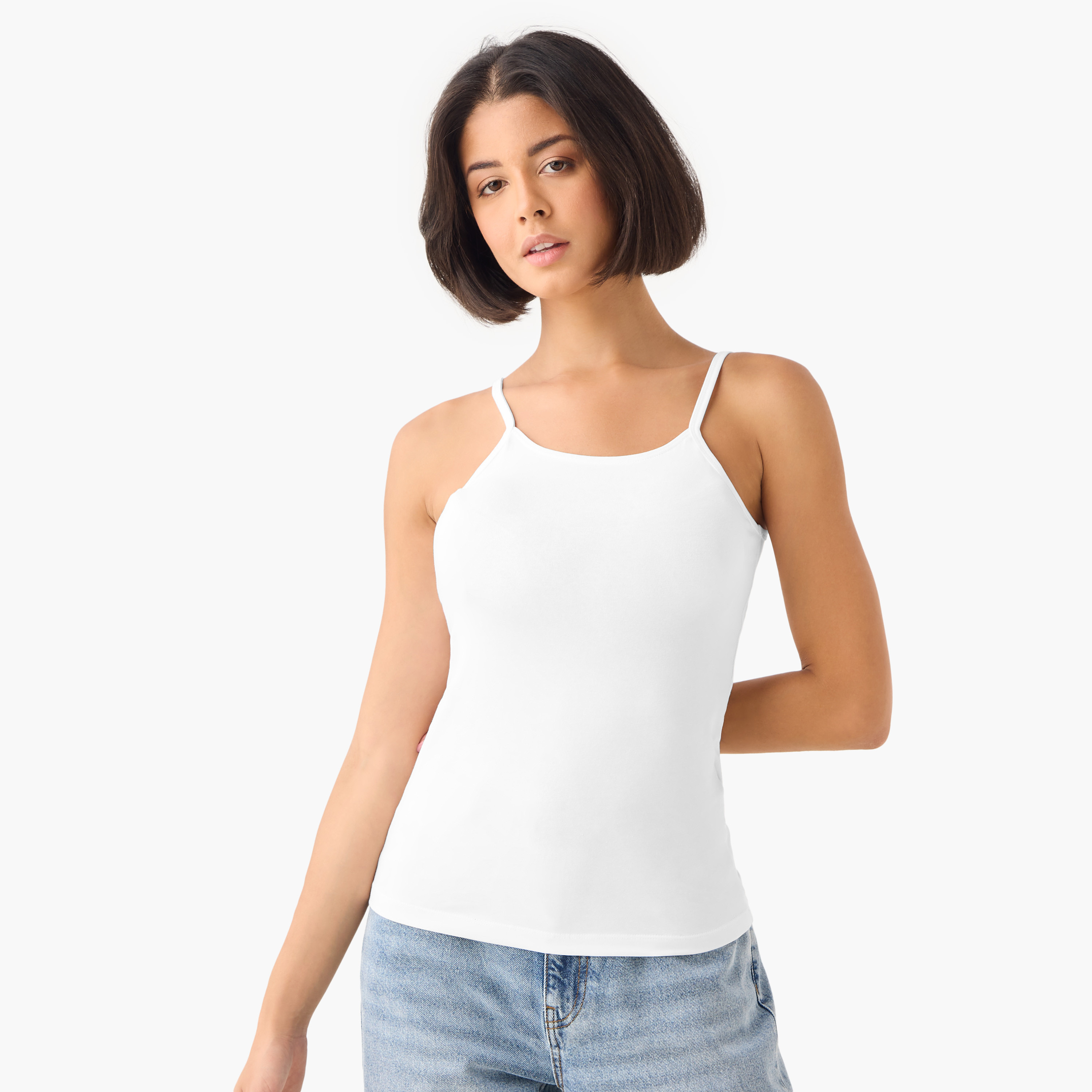 Set of 3 - Camisole with Scoop Neck and Spaghetti Straps-women-clothing-tshirts-image-4