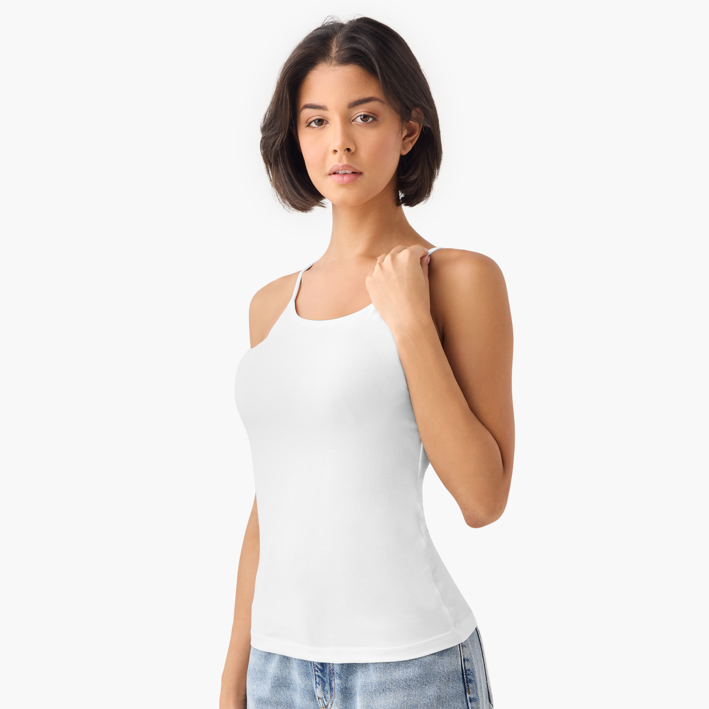 Set of 3 - Camisole with Scoop Neck and Spaghetti Straps-women-clothing-tshirts-image-5