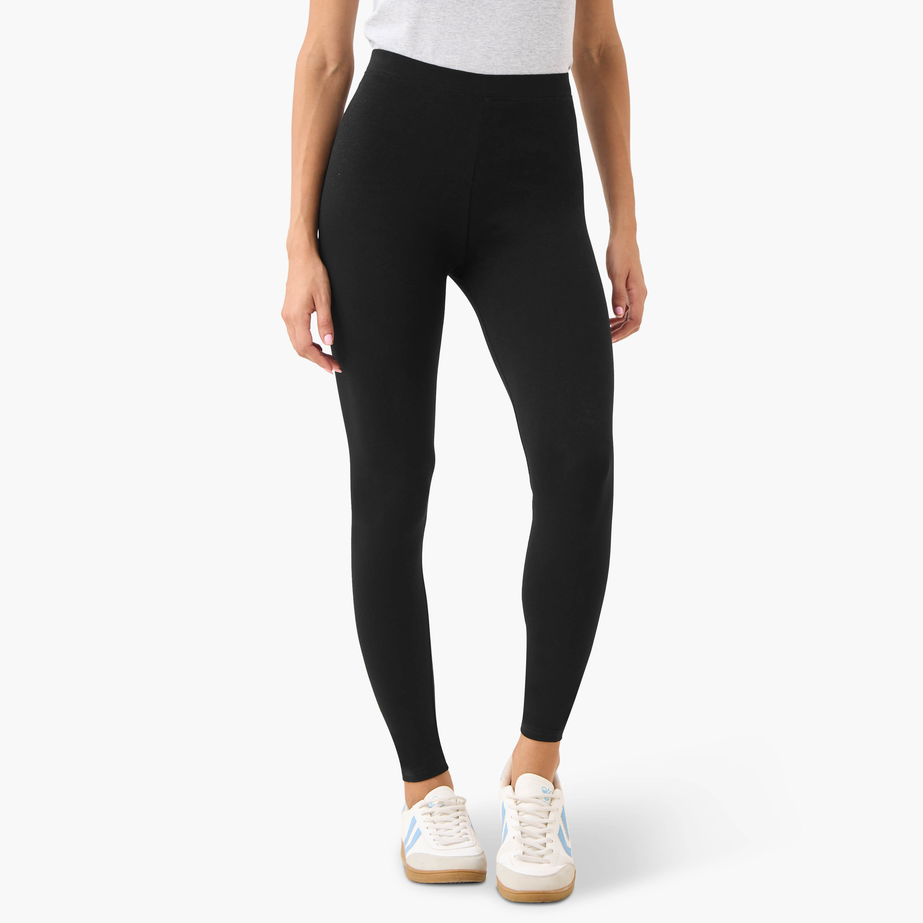 Set of 2 - Flexi Waist Leggings-women-clothing-leggings-image-3
