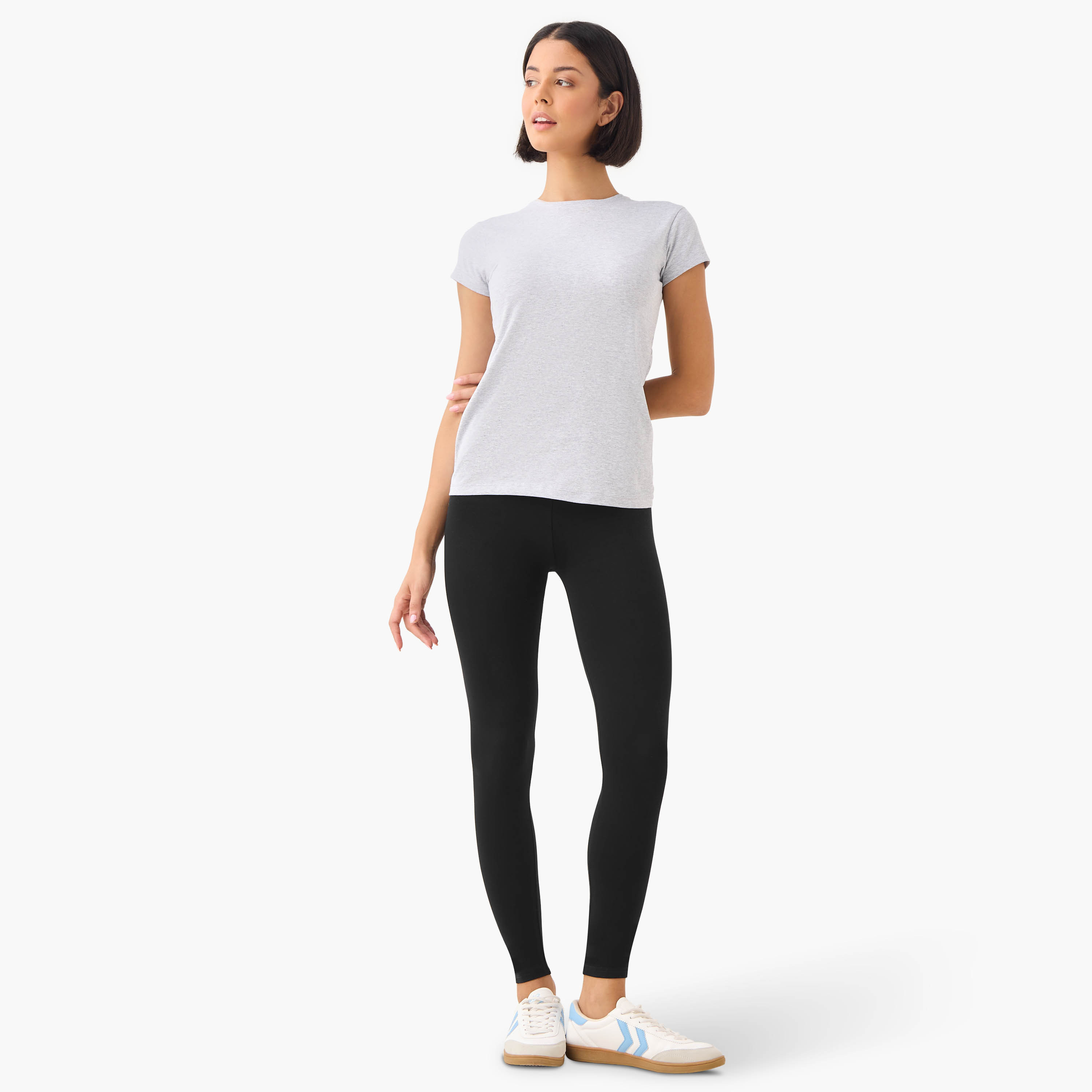 Set of 2 - Flexi Waist Leggings-women-clothing-leggings-image-8