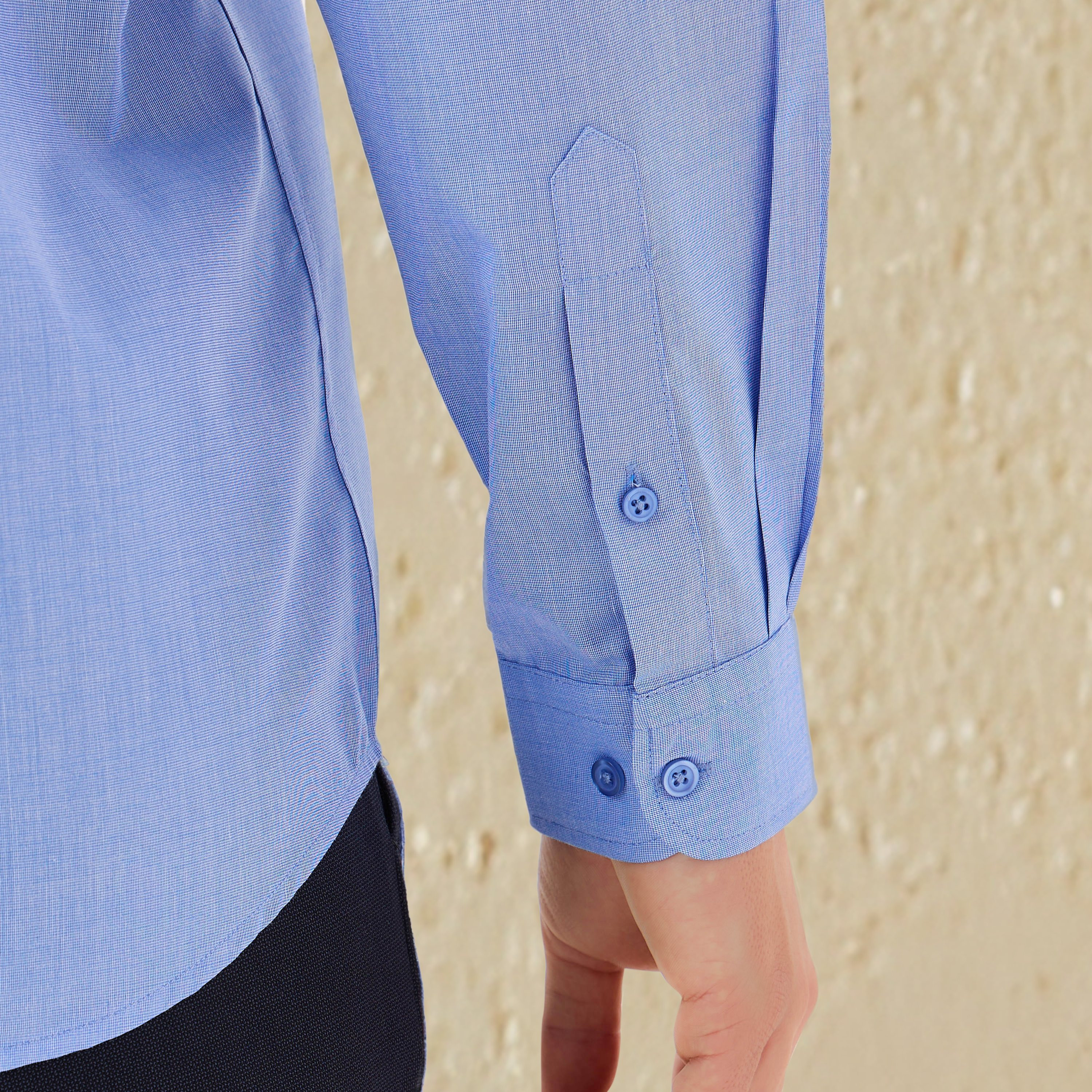 Regular Fit Collared Shirt with Long Sleeves-men-clothing-shirts-image-4