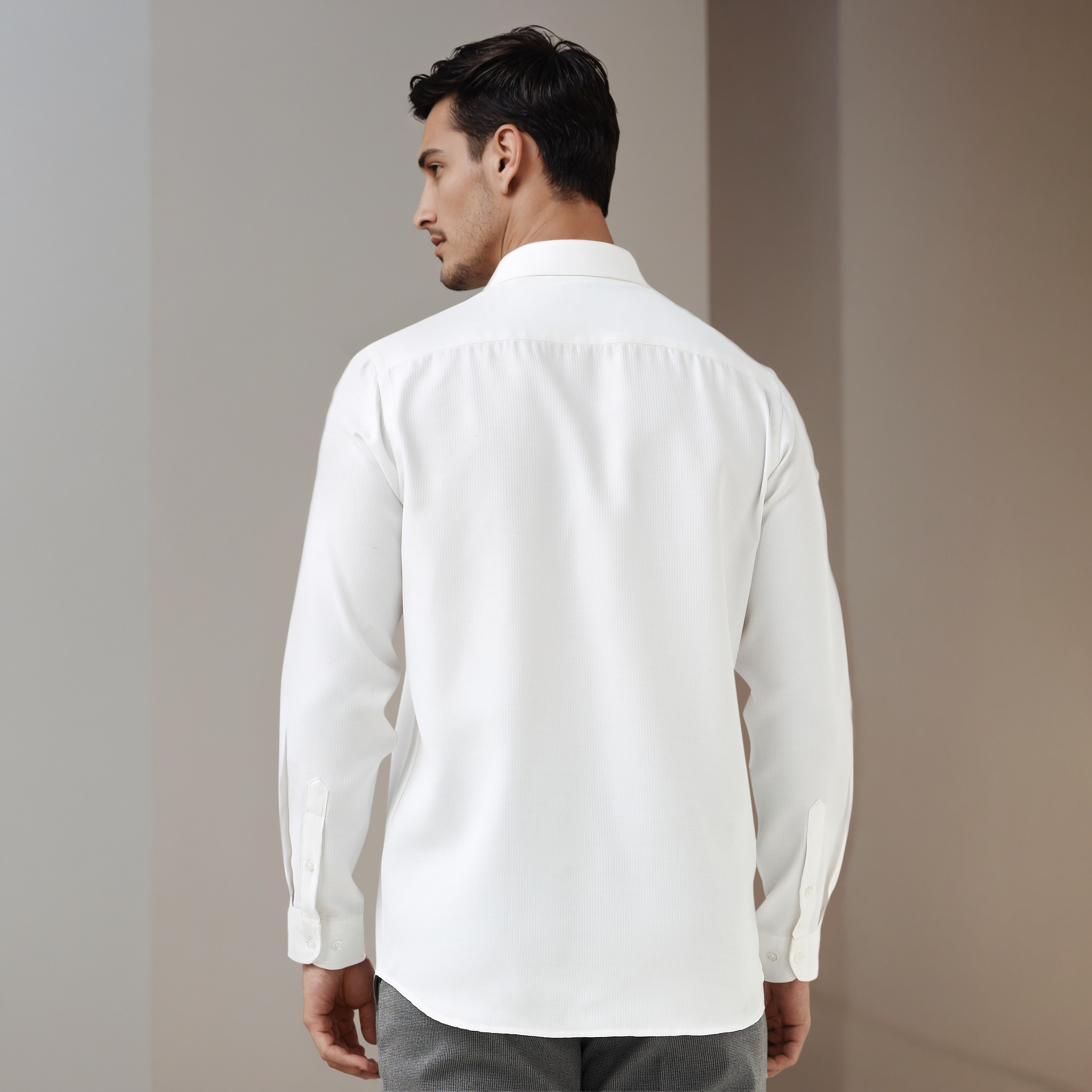 قميص رسمي دوبي بقصة عادية-men-clothing-shirts-image-3