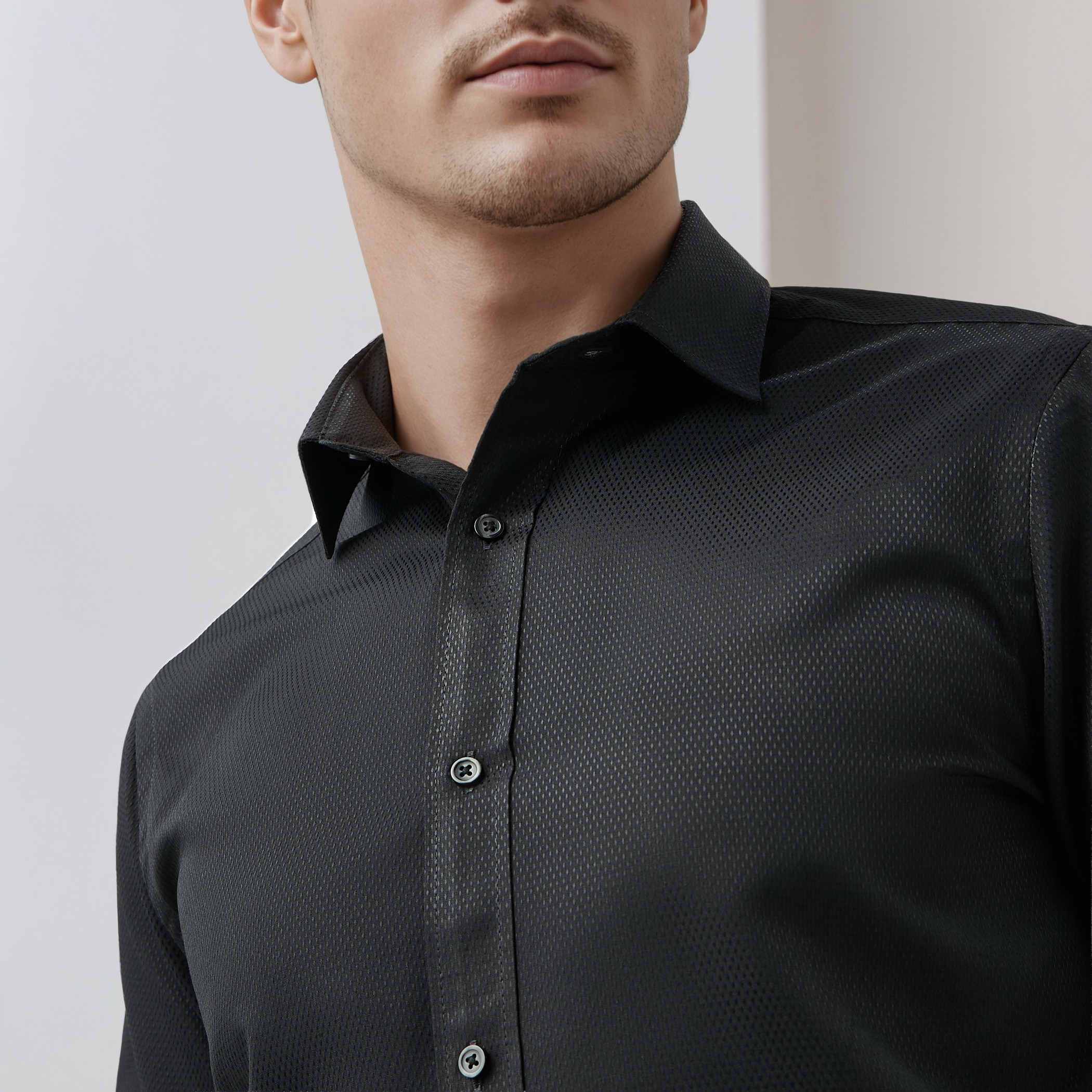 قميص رسمي دوبي بقصة عادية-men-clothing-shirts-image-4