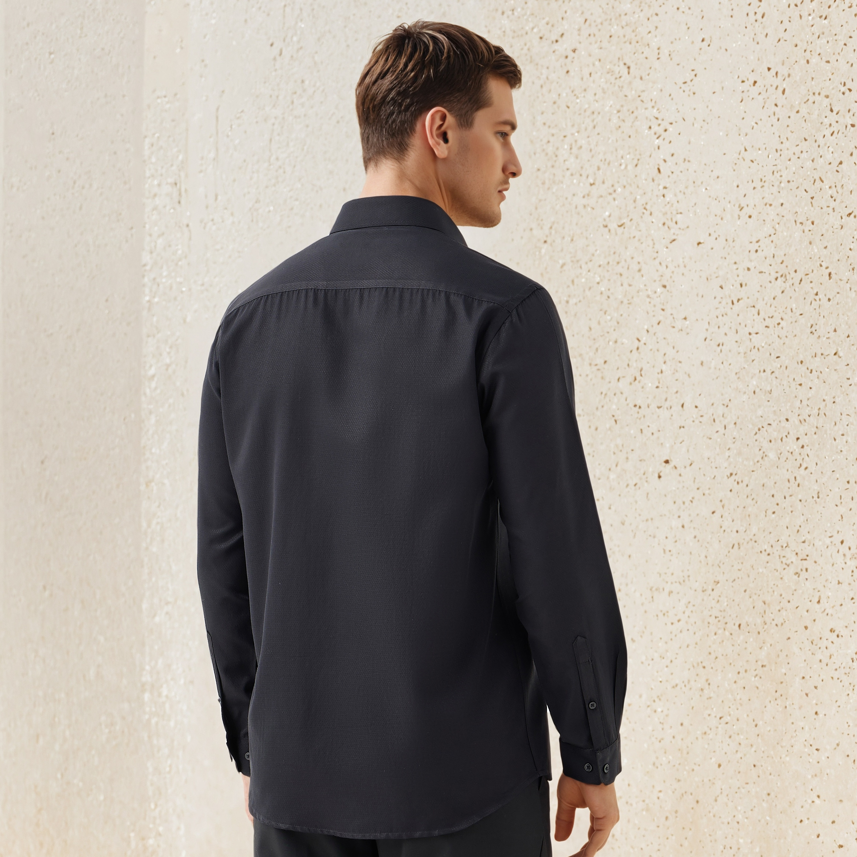 قميص رسمي دوبي بقصة عادية-men-clothing-shirts-image-3