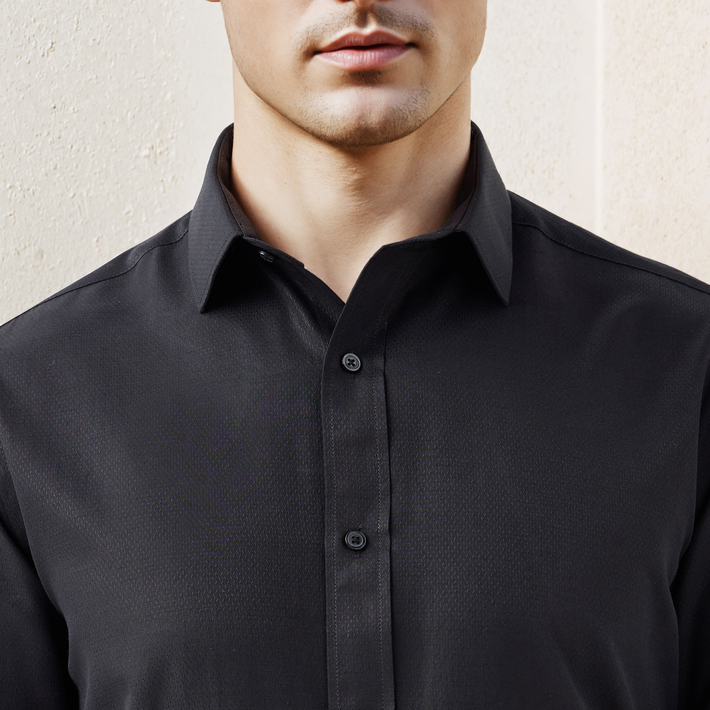 قميص رسمي دوبي بقصة عادية-men-clothing-shirts-image-4