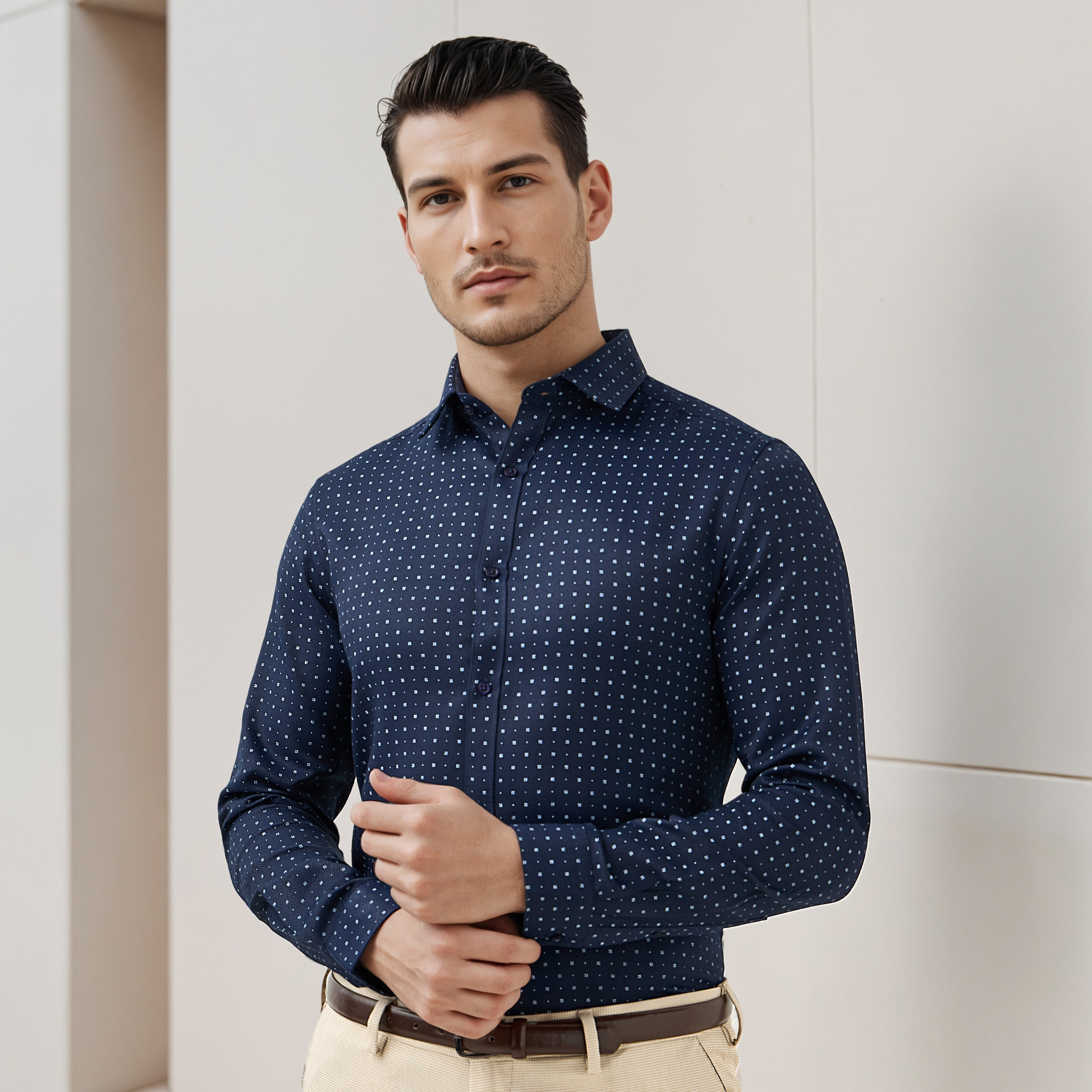 Slim Fit Printed Shirt-men-clothing-shirts-image-1