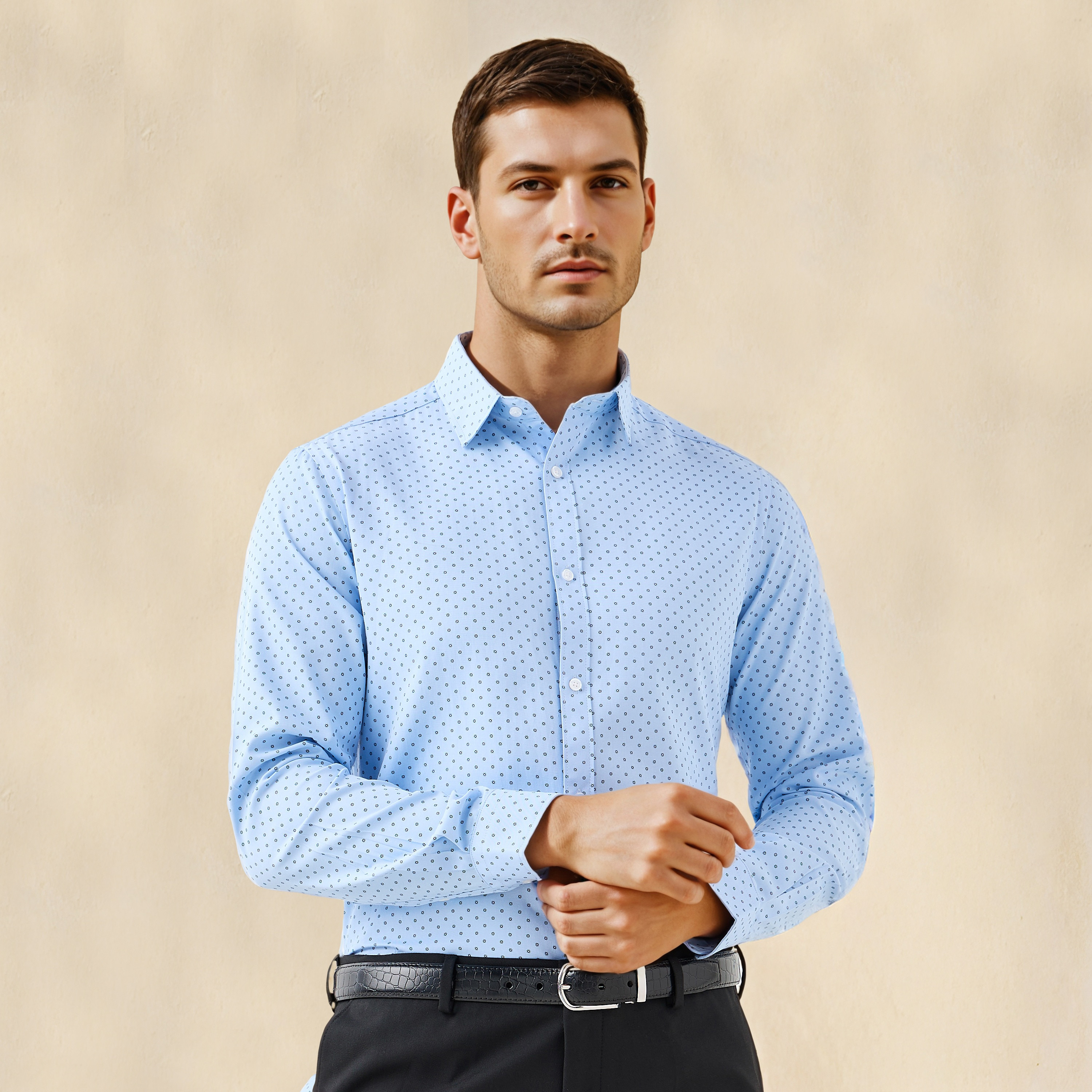 Slim Fit Printed Shirt-men-clothing-shirts-image-1