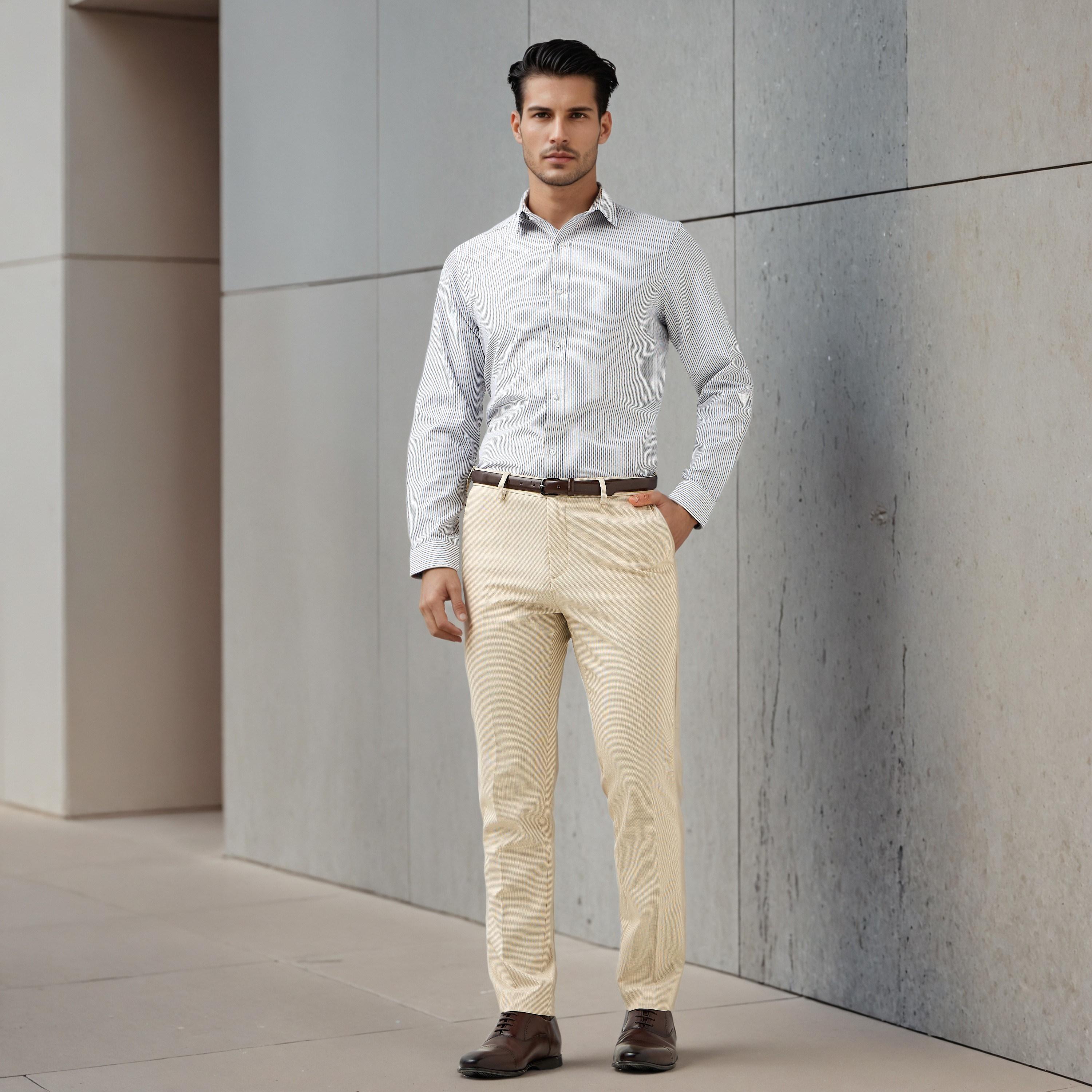 Striped Regular Fit Shirt-men-clothing-shirts-image-2