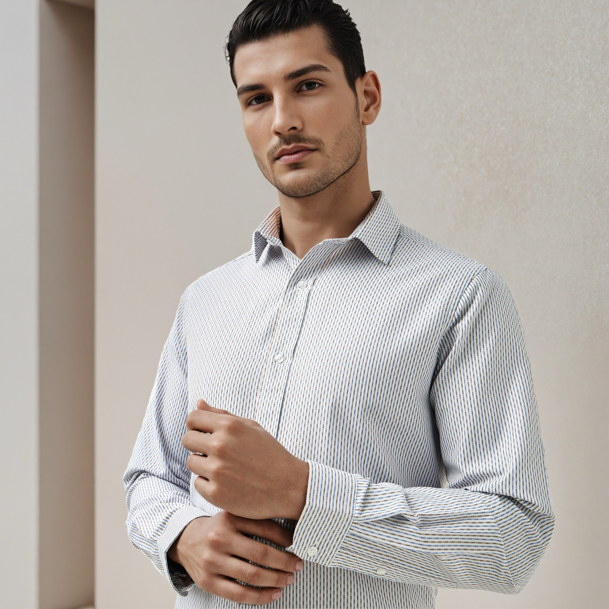 Striped Regular Fit Shirt-men-clothing-shirts-image-4