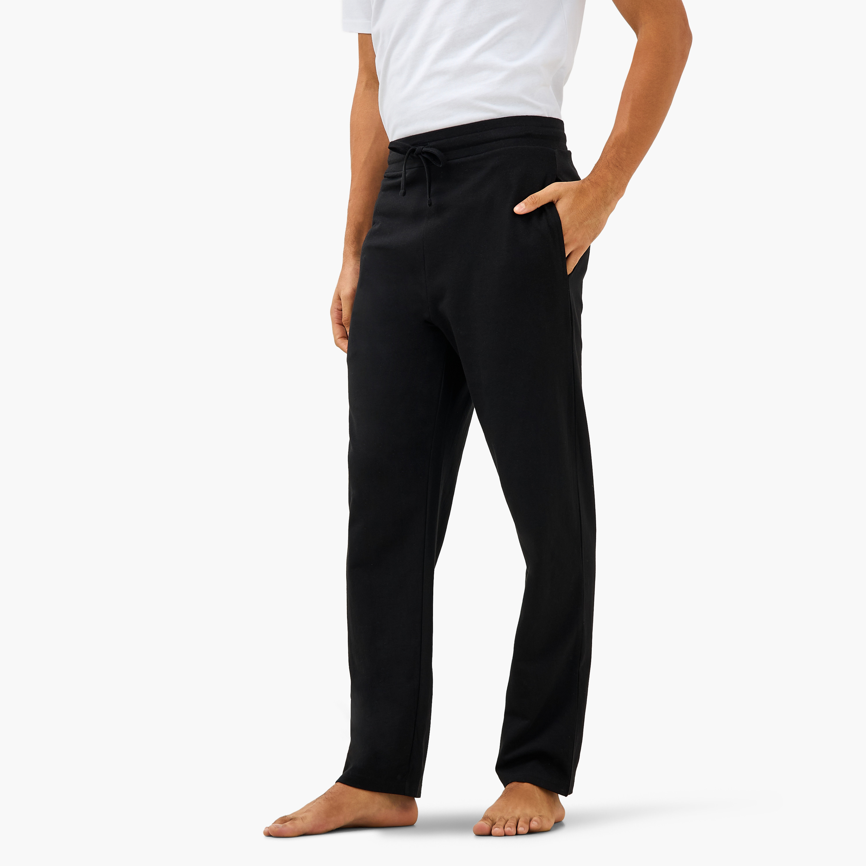 Men Cotton Drawstring Closure Nightwear Set-men-clothing-nightwear-sets-image-3