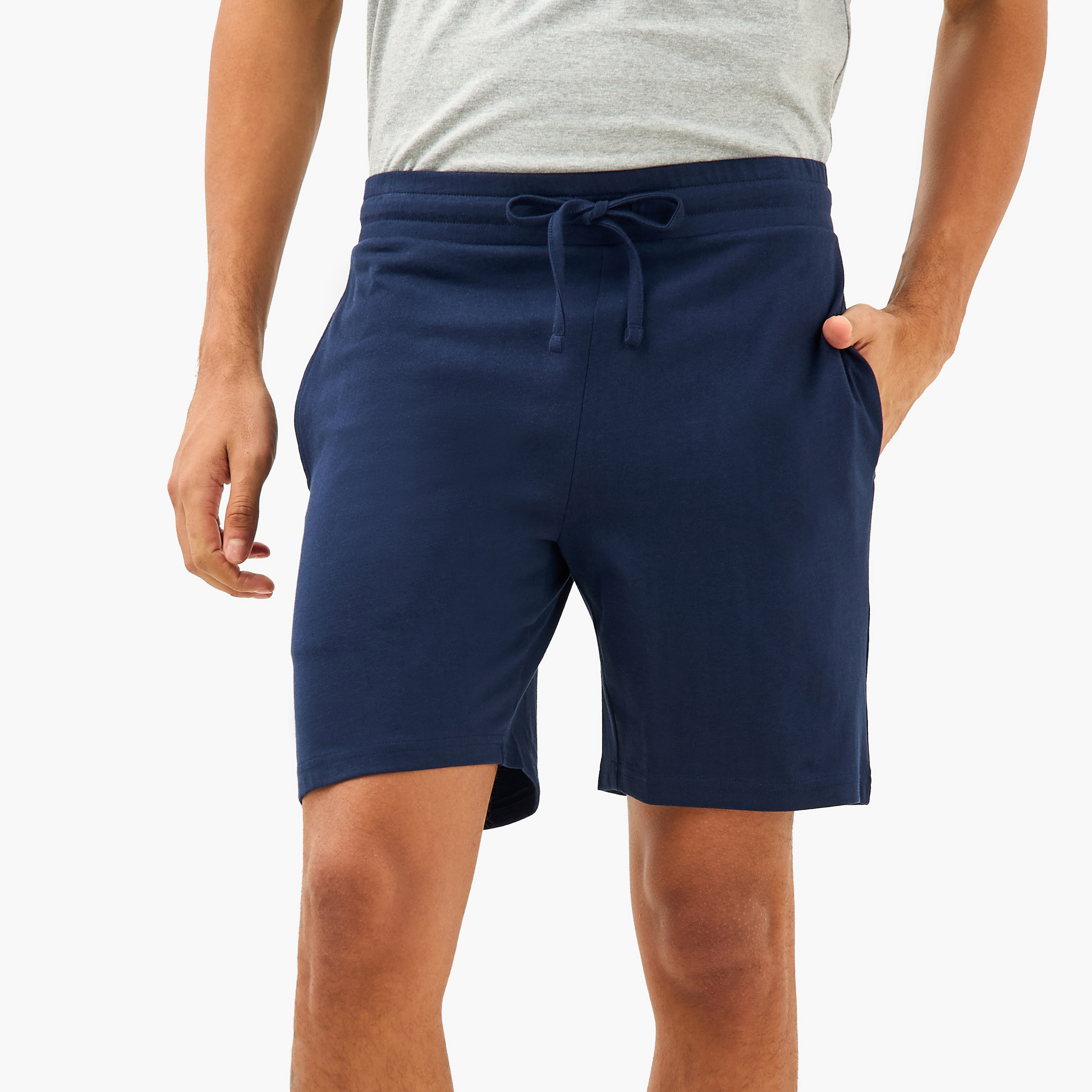 Men Cotton Drawstring Closure Nightwear Set-men-clothing-nightwear-sets-image-3