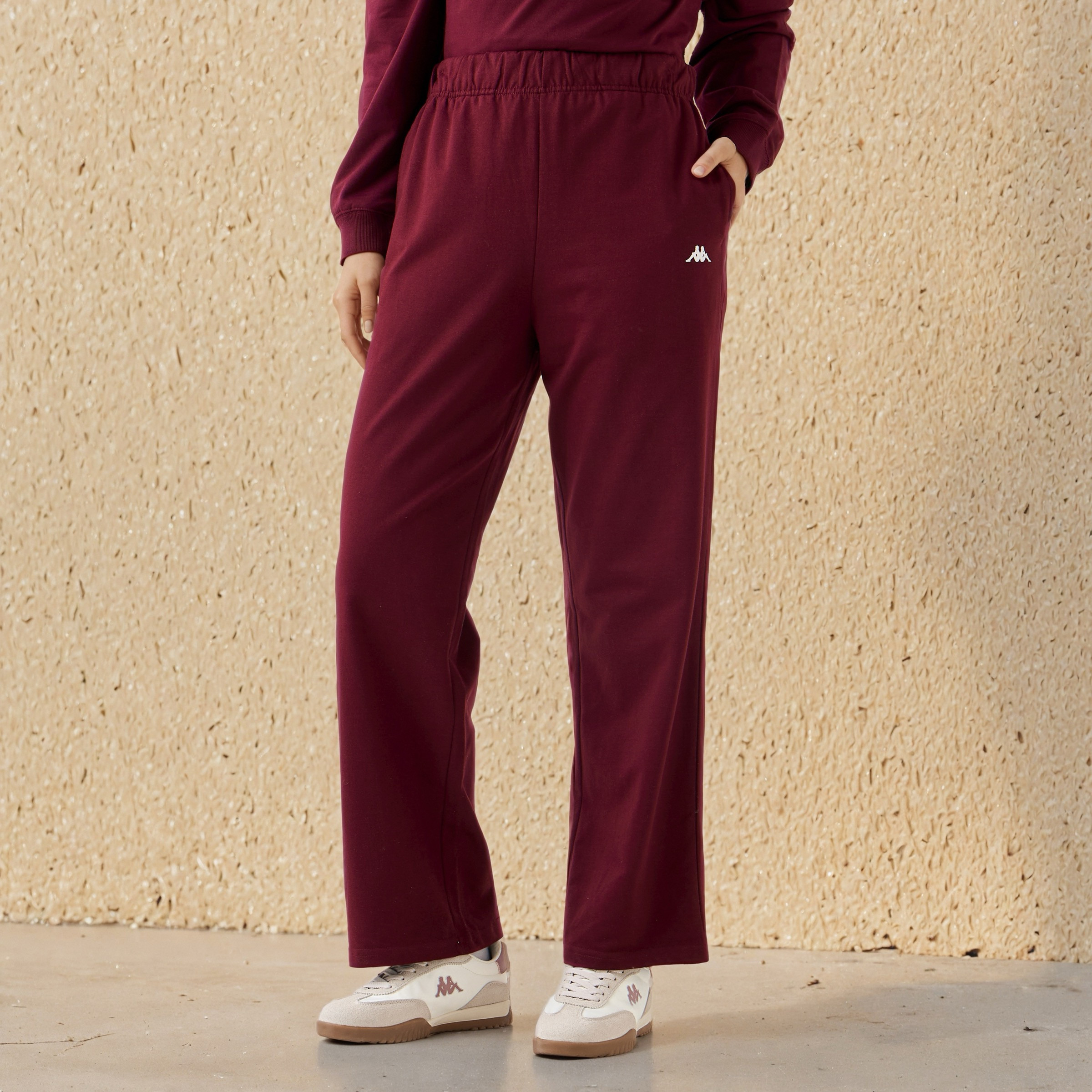 Kappa Relaxed Fit Track Pants-women-clothing-bottoms-joggers-image-1