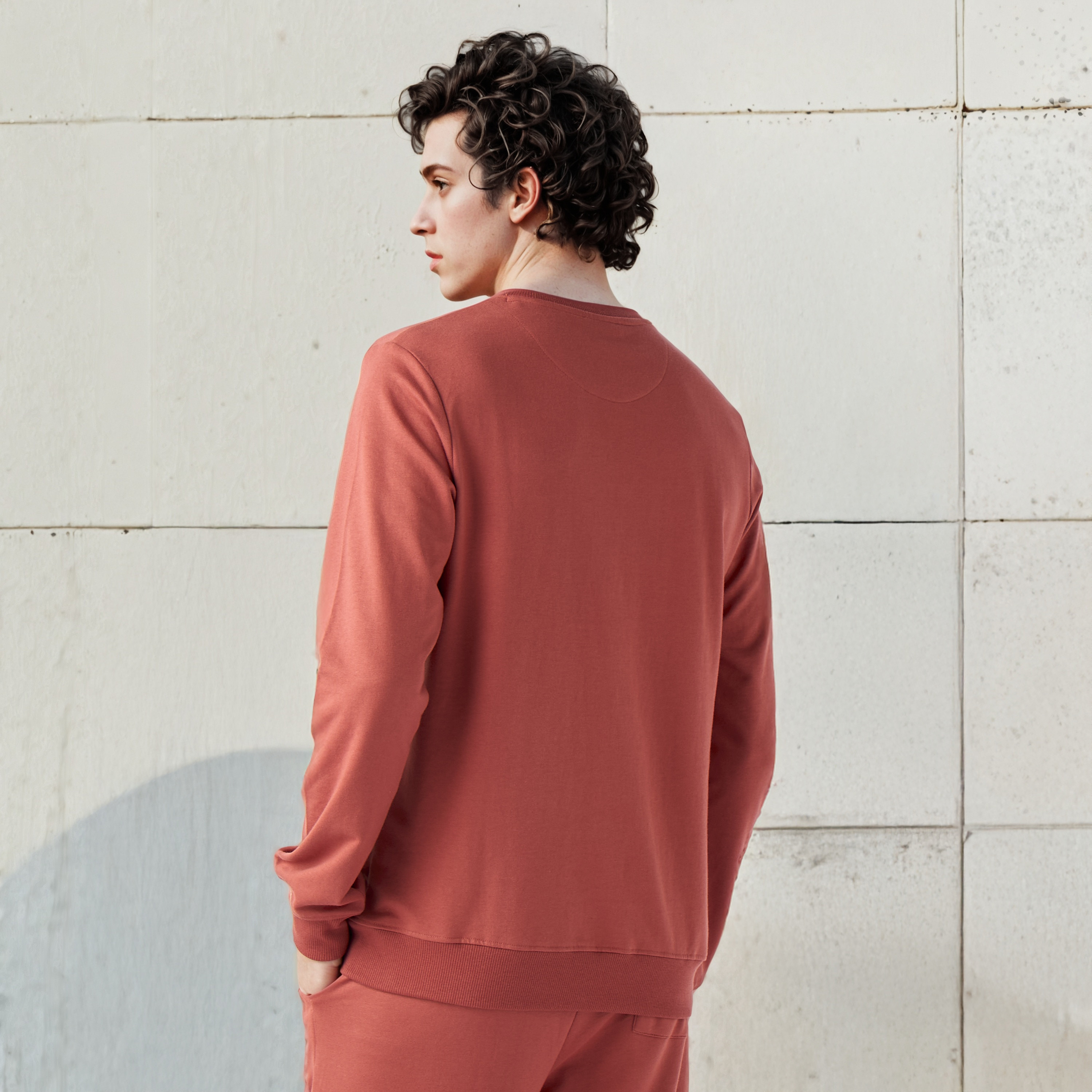 Kappa Logo Print Crew Neck Sweatshirt with Long Sleeves-men-winterwear-hoodiesandsweatshirts-image-4