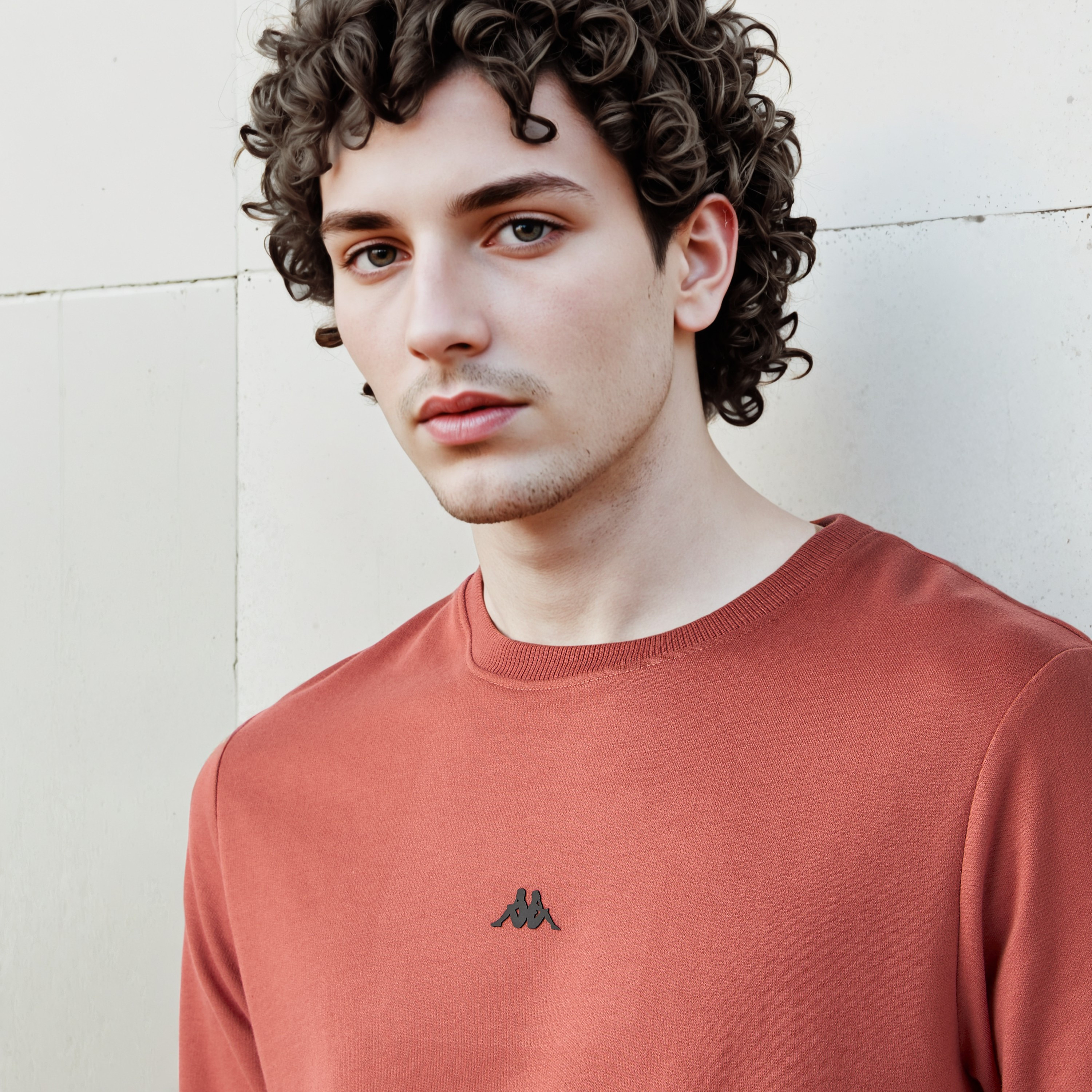 Kappa Logo Print Crew Neck Sweatshirt with Long Sleeves-men-winterwear-hoodiesandsweatshirts-image-5