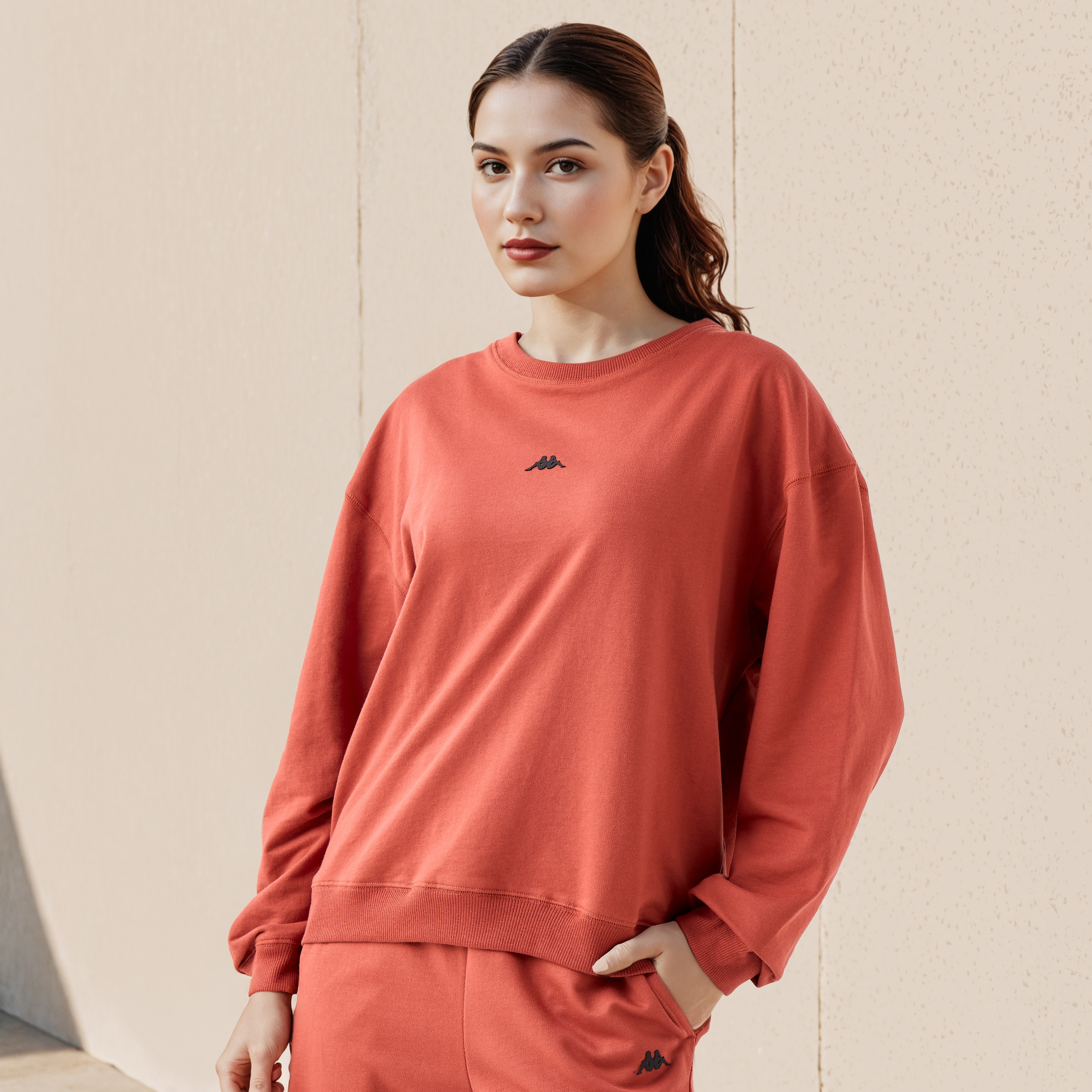 Kappa Relaxed Fit Sweatshirt-women-clothing-sportswearandactivewear-hoodiesandsweatshirts-image-1