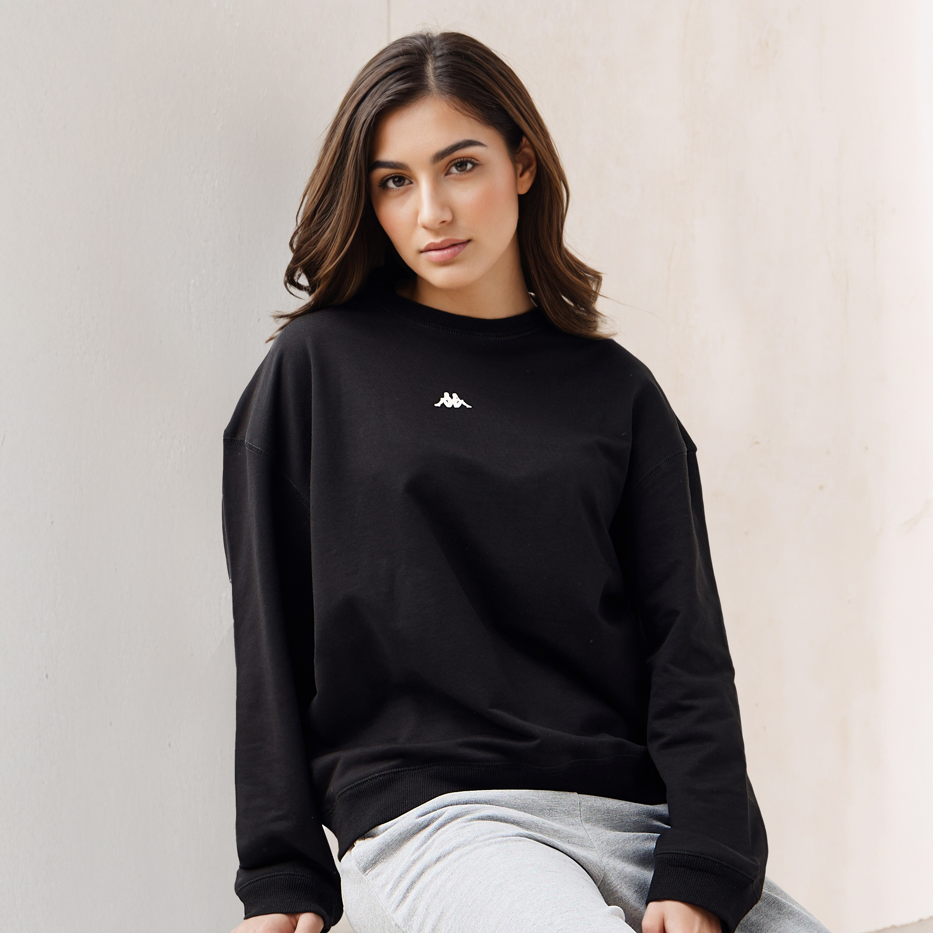 Kappa Relaxed Fit Sweatshirt-women-clothing-hoodiesandsweatshirts-sweatshirts-image-1