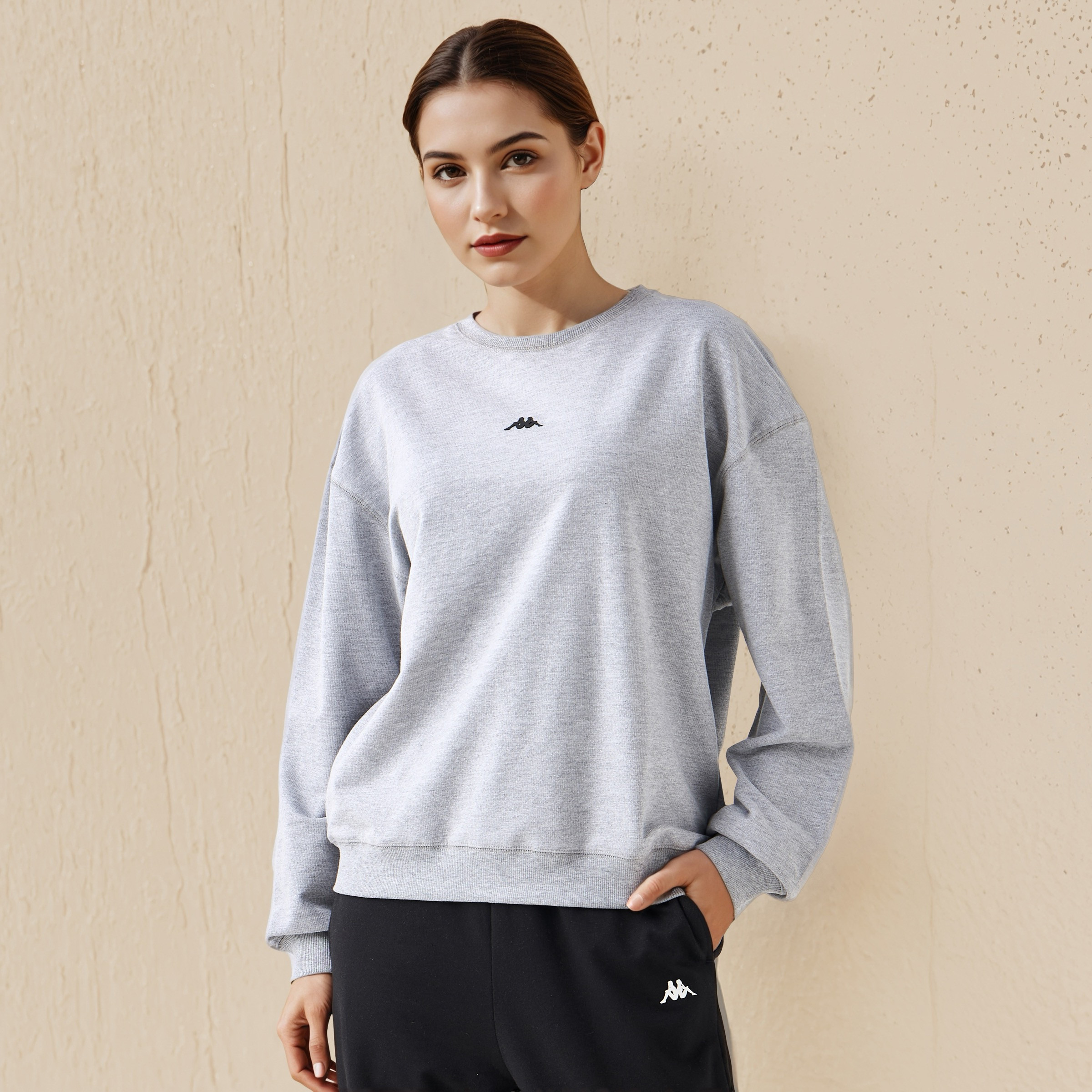 Kappa Relaxed Fit Sweatshirt-women-clothing-sportswearandactivewear-hoodiesandsweatshirts-image-1