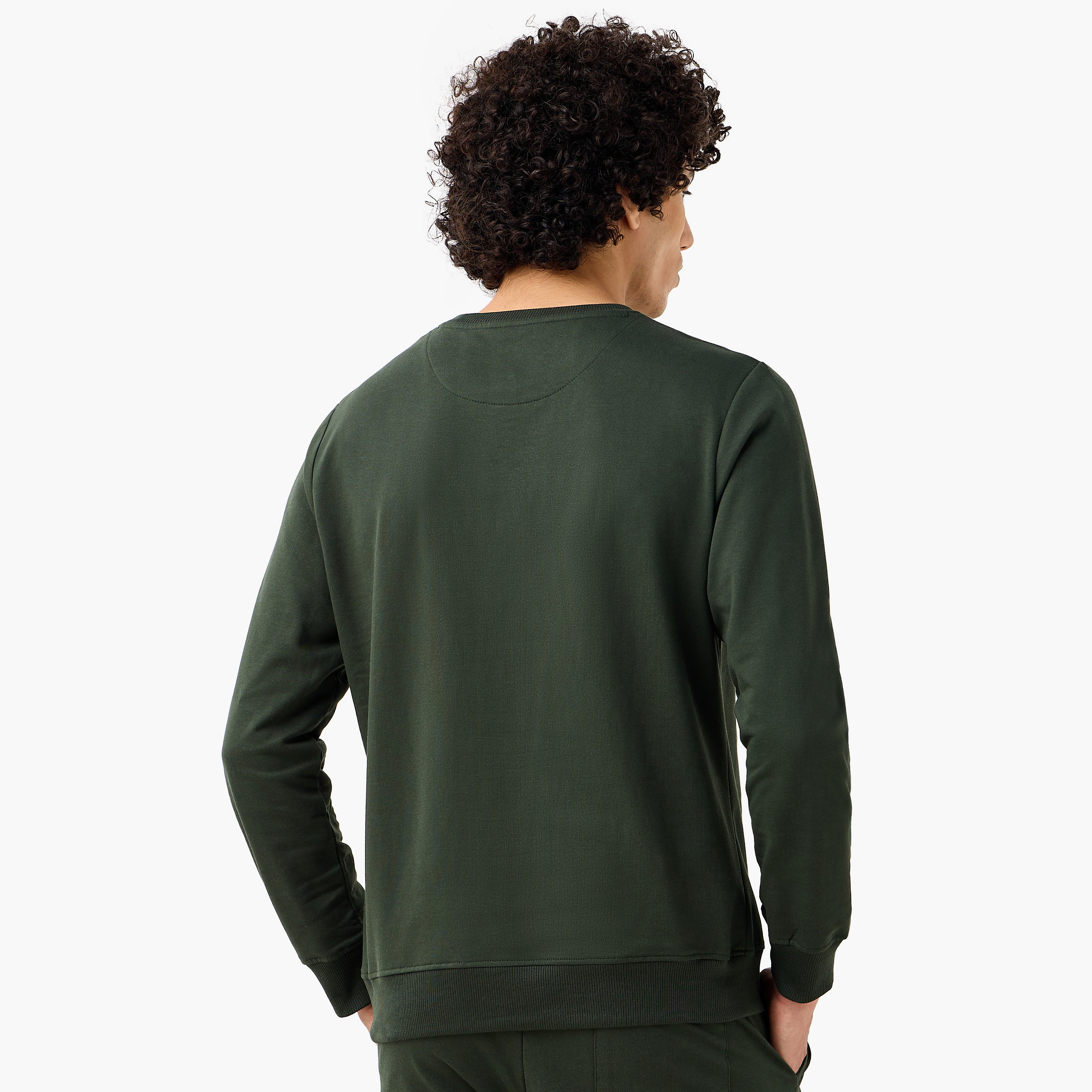 Lee Cooper Regular Fit Sweatshirt-men-winterwear-hoodiesandsweatshirts-image-4