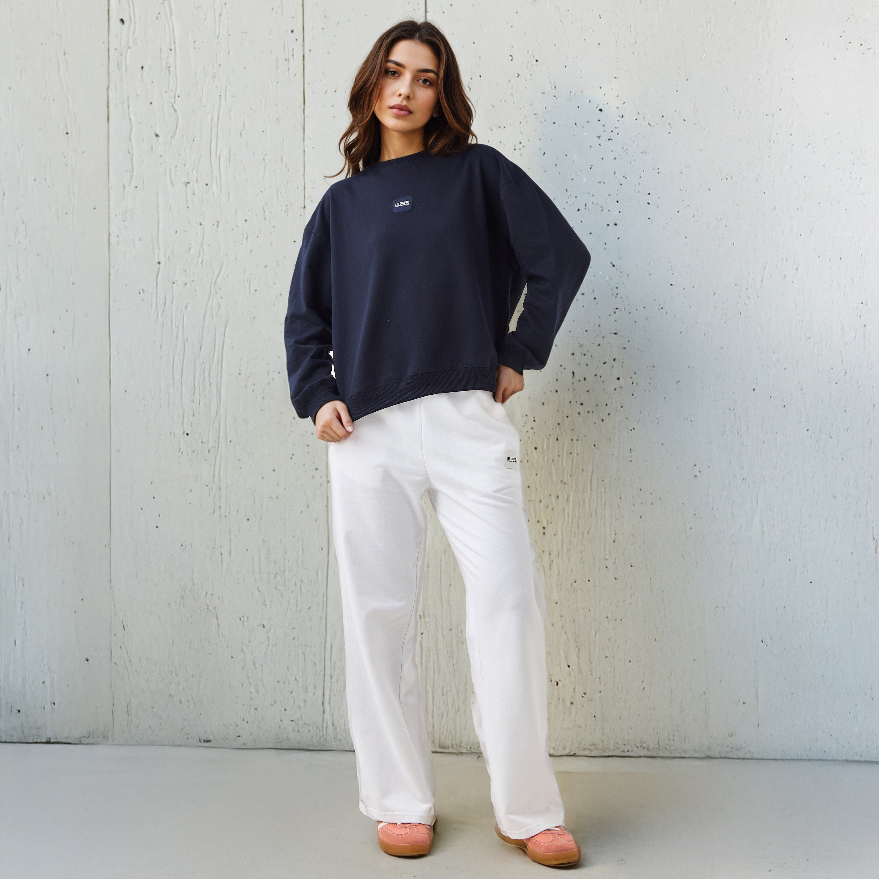 Lee Cooper Regular Fit Sweatshirt-women-winterwear-hoodiesandsweatshirts-sweatshirts-image-2