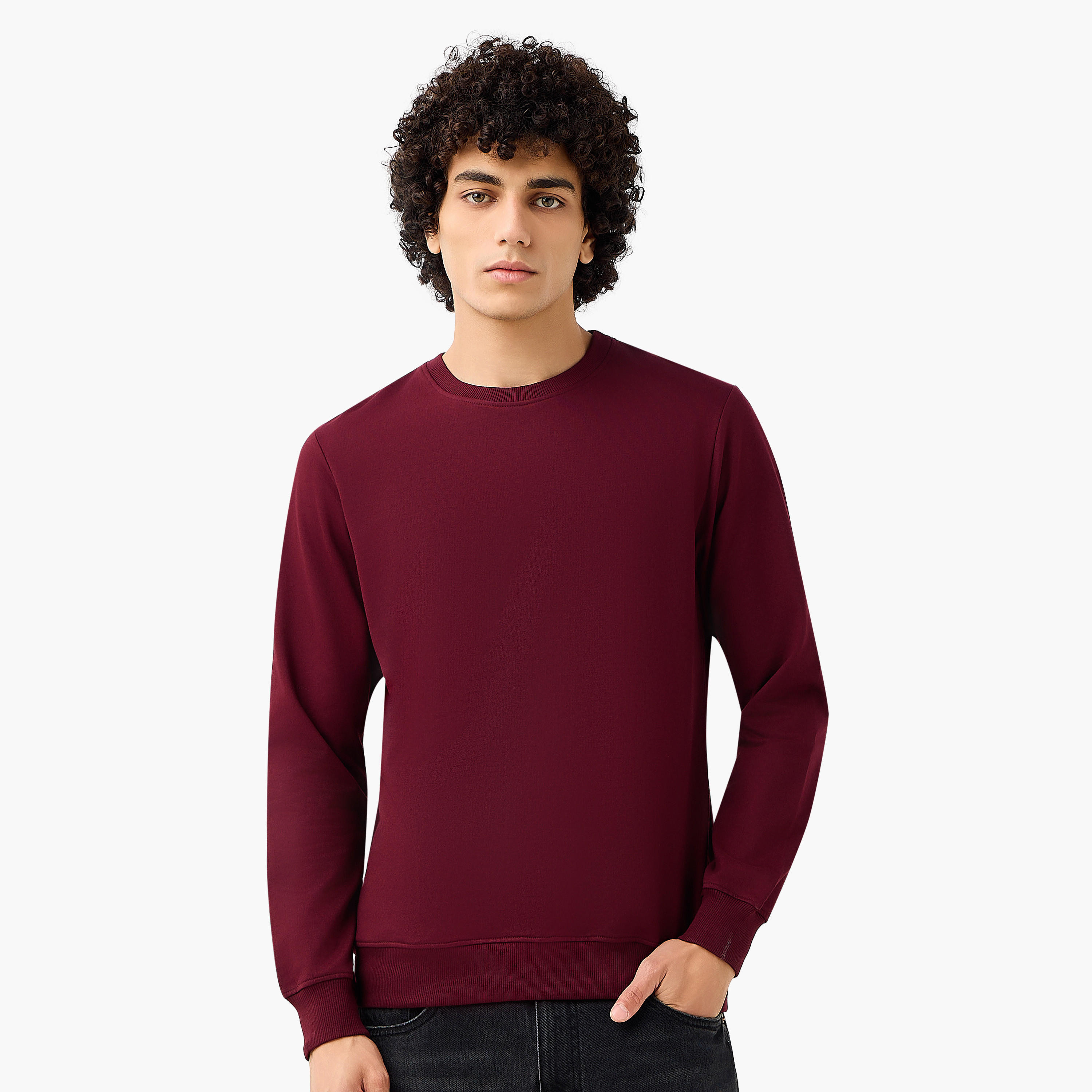 Men Regular Fit Cotton Blend Sweatshirt - Set of 2-men-winterwear-hoodiesandsweatshirts-image-2
