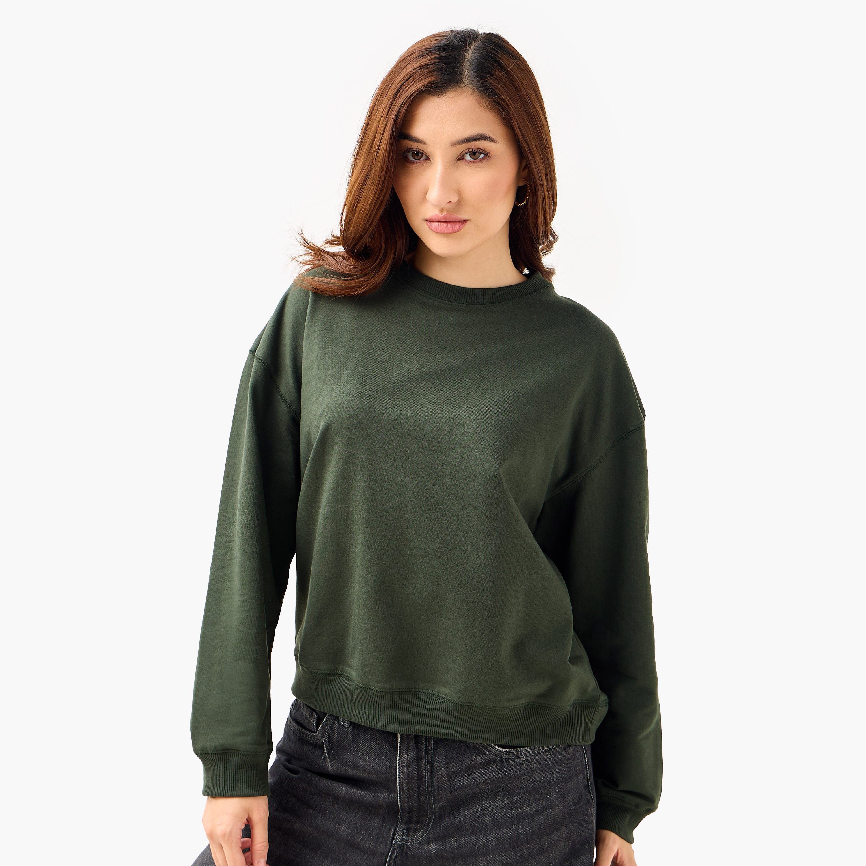 سويت شيرت بقصة عادية - طقم من قطعتين-women-winterwear-hoodiesandsweatshirts-sweatshirts-image-6