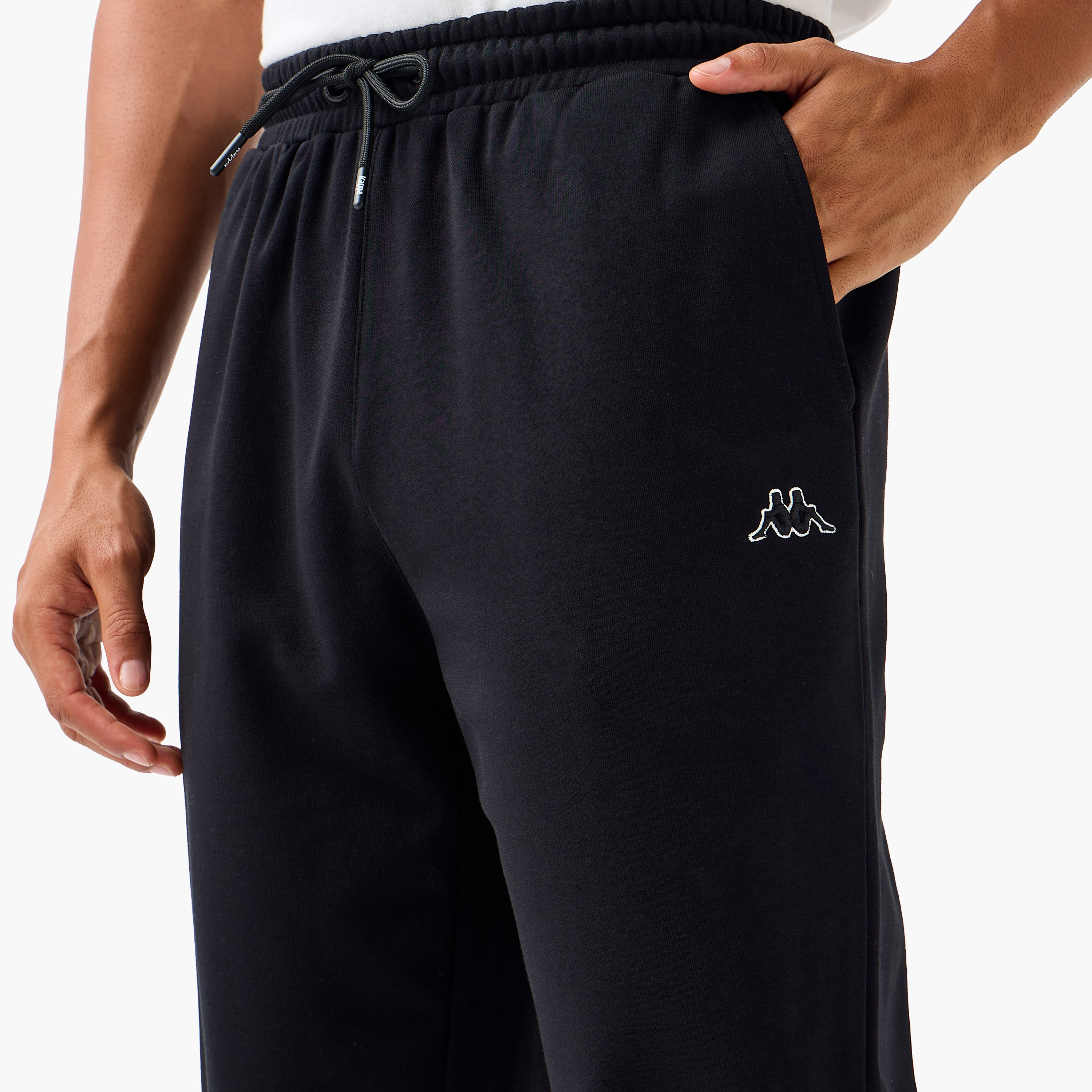 Kappa Relaxed Fit Joggers with Elasticated Waist-men-clothing-sportswearandactivewear-bottoms-joggers-image-4
