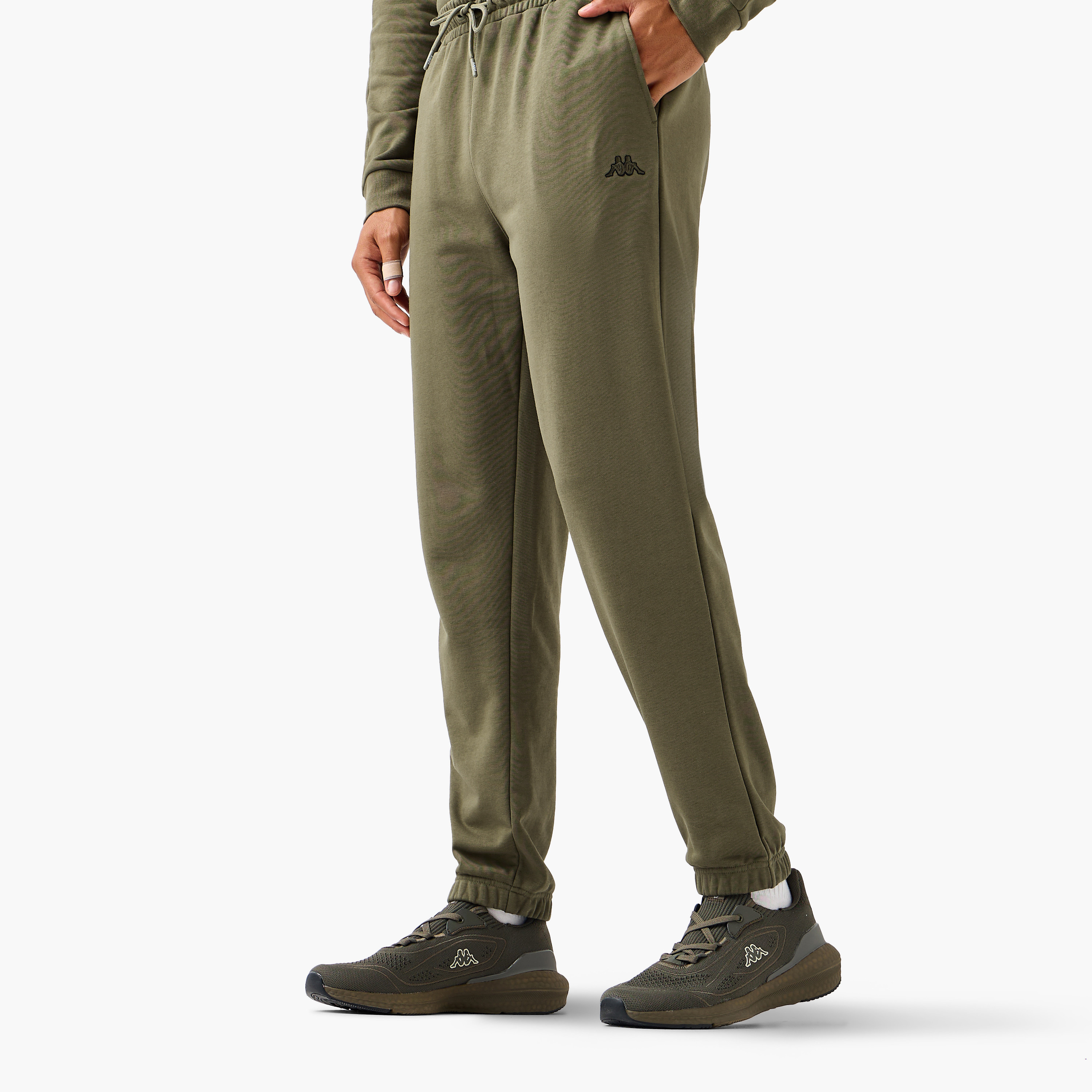 Kappa Men Relaxed Fit Flexi Waist Joggers-men-clothing-sportswearandactivewear-bottoms-joggers-image-1