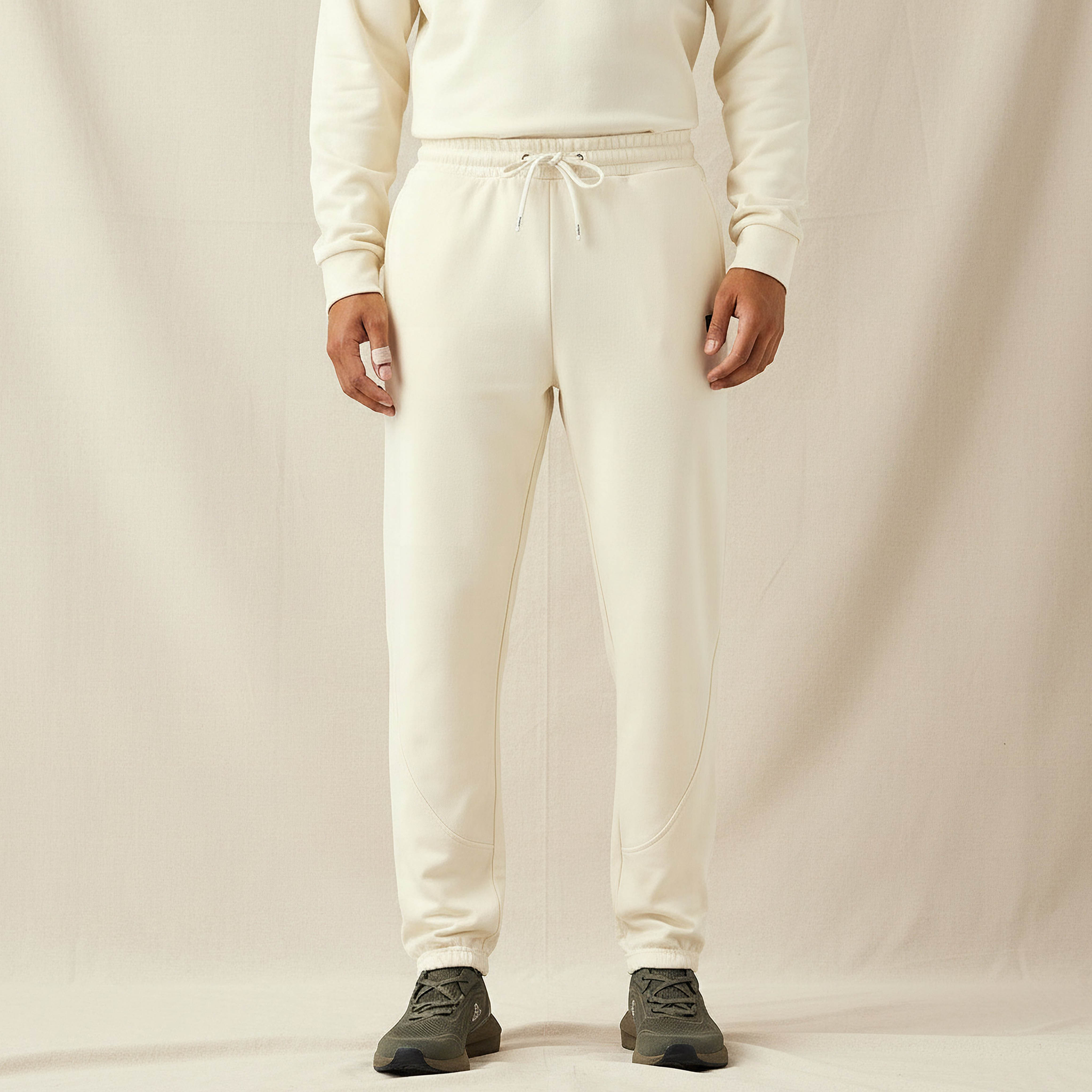 Kappa Men Relaxed Fit Flexi Waist Joggers with Panelled Design-men-clothing-sportswearandactivewear-bottoms-joggers-image-1