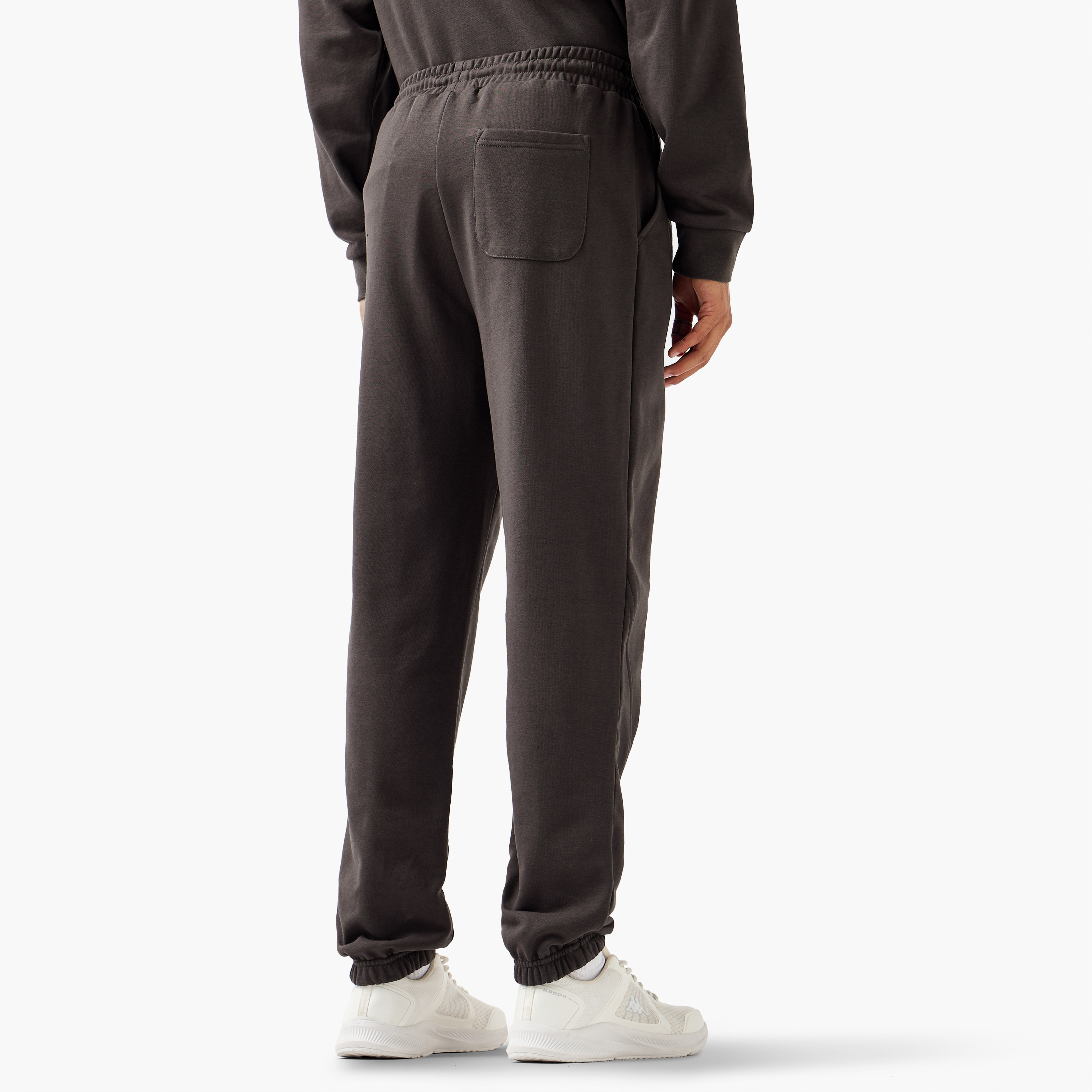 Kappa Men Relaxed Fit Flexi Waist Joggers with Panelled Design-men-clothing-sportswearandactivewear-bottoms-joggers-image-3