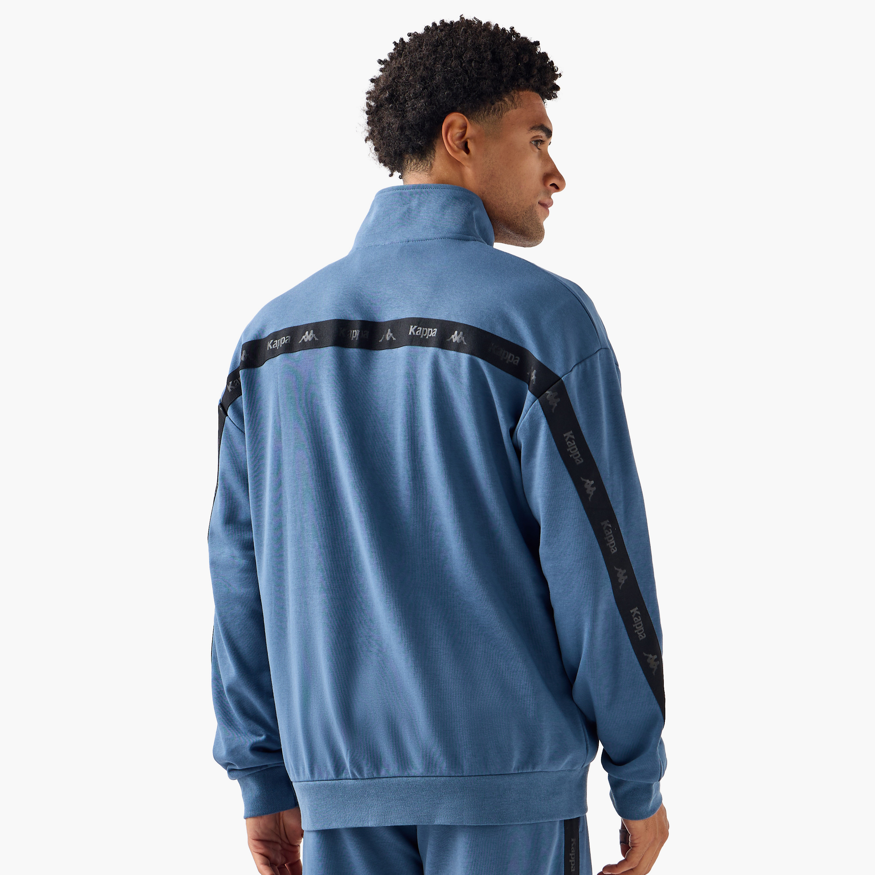 Kappa Men Regular Fit High Neck Sweatshirt-men-winterwear-hoodiesandsweatshirts-image-3