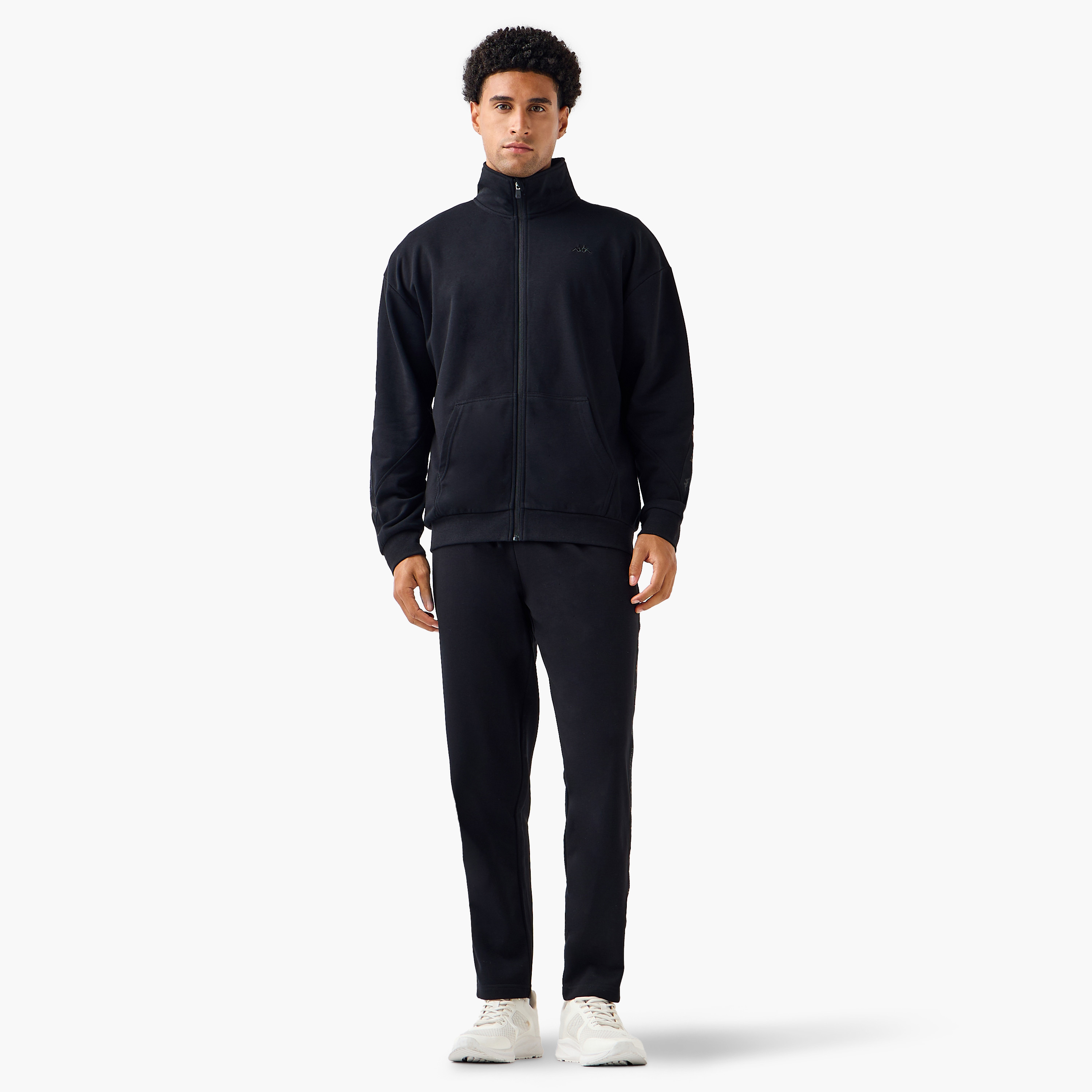 Kappa Men Regular Fit High Neck Sweatshirt-men-winterwear-hoodiesandsweatshirts-image-2