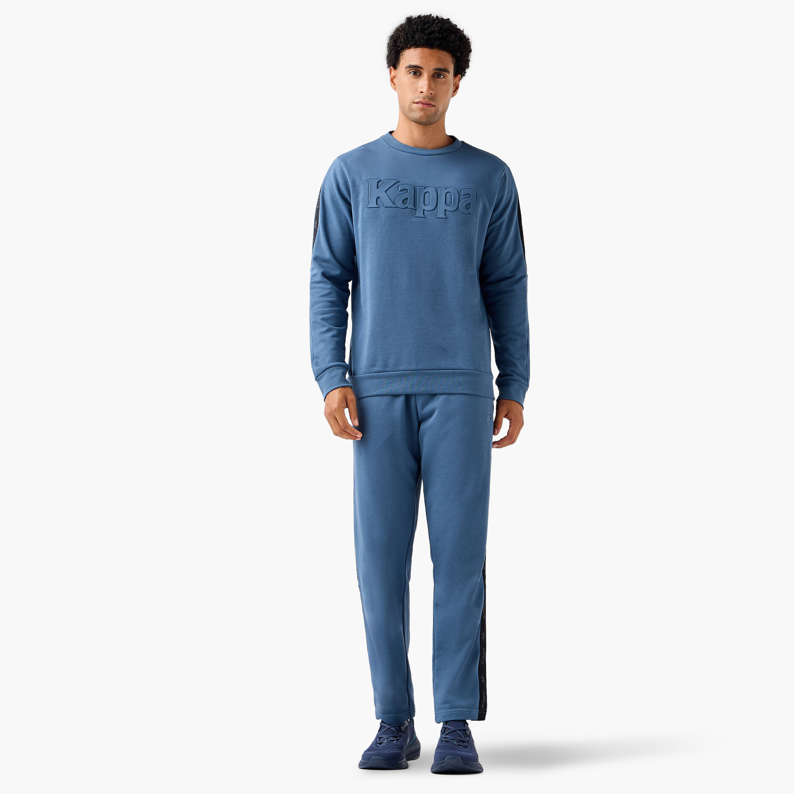 Kappa Men Regular Fit Logo Embossed Sweatshirt-men-winterwear-hoodiesandsweatshirts-image-2