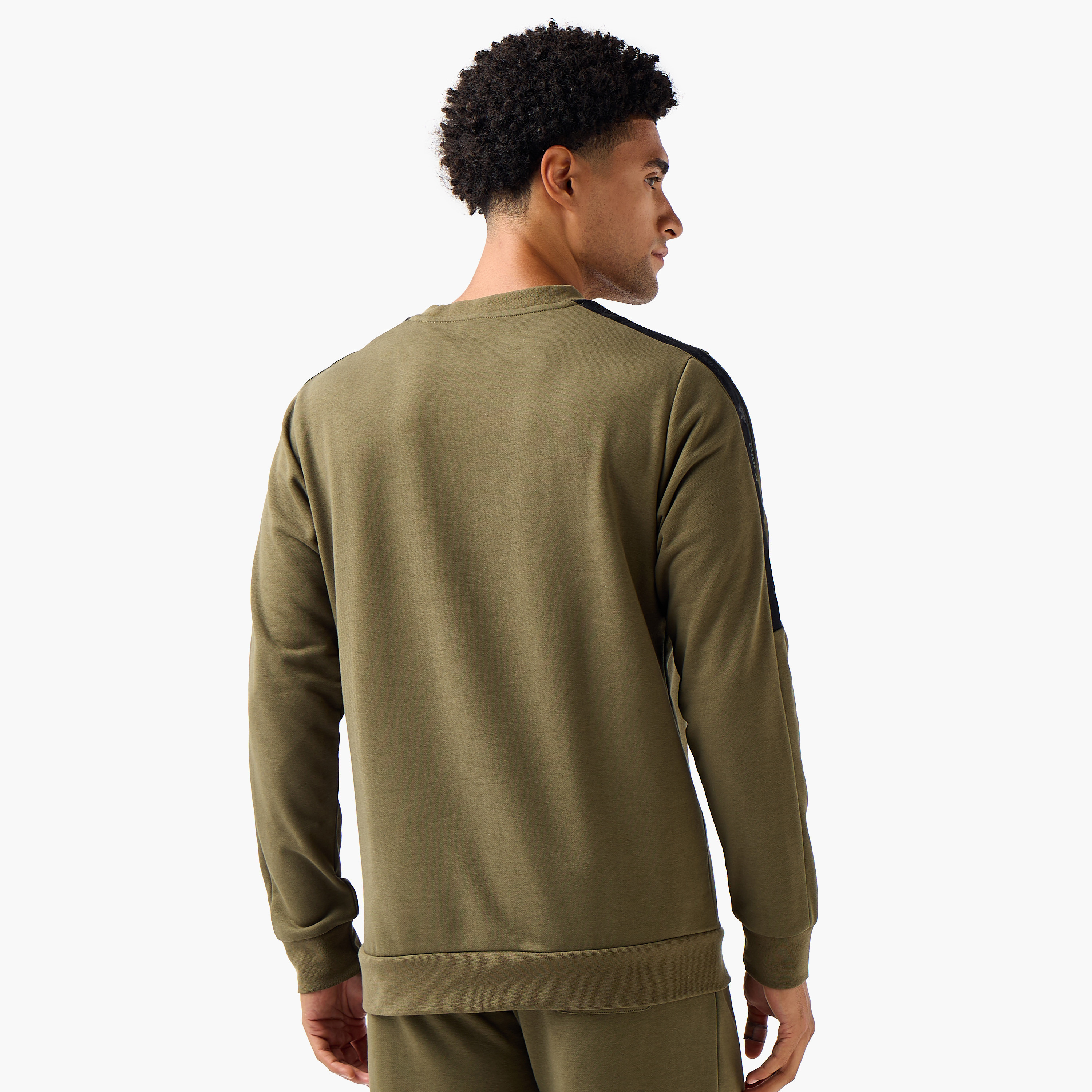 Kappa Men Regular Fit Logo Embossed Sweatshirt-men-winterwear-hoodiesandsweatshirts-image-3