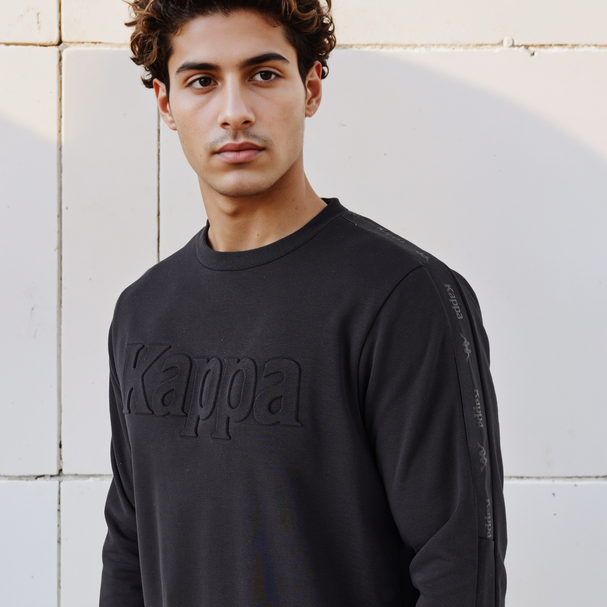 Kappa Men Regular Fit Logo Embossed Sweatshirt-men-winterwear-hoodiesandsweatshirts-image-4